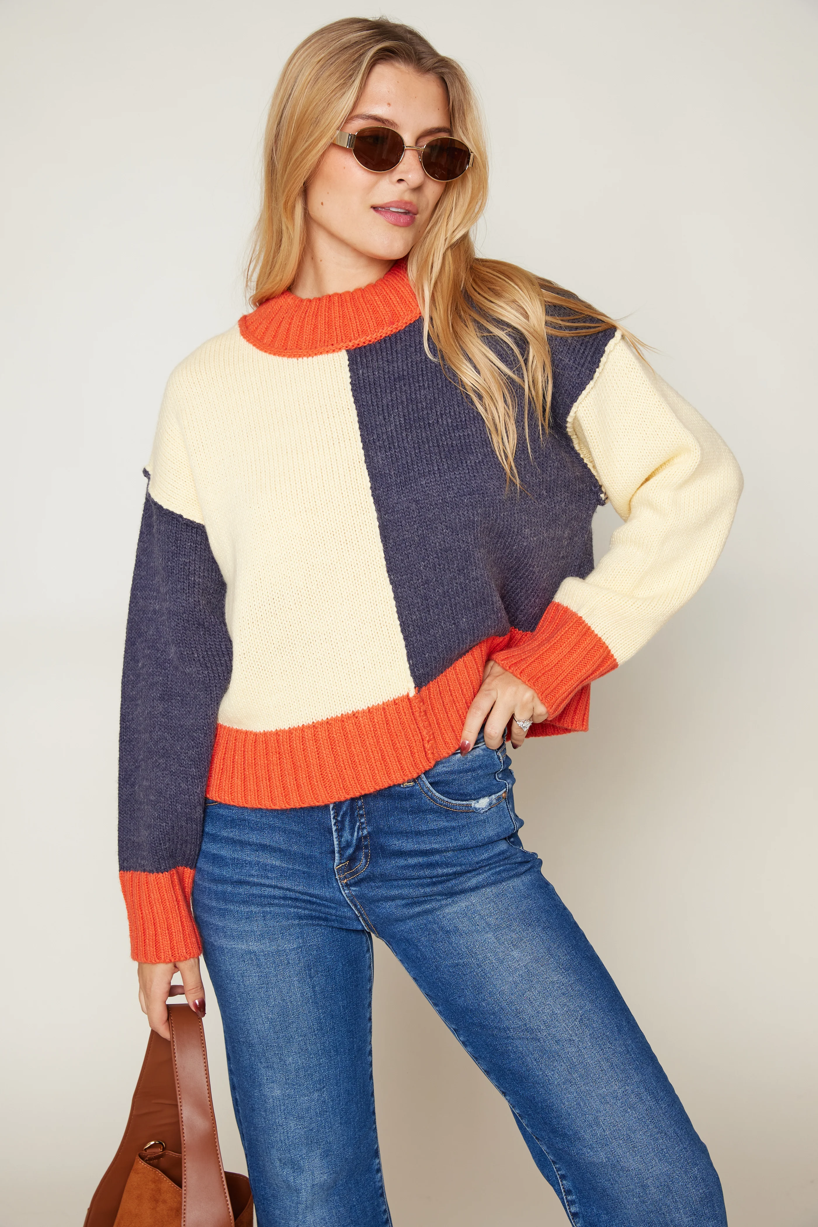 Image of Massey Colorblock Sweater