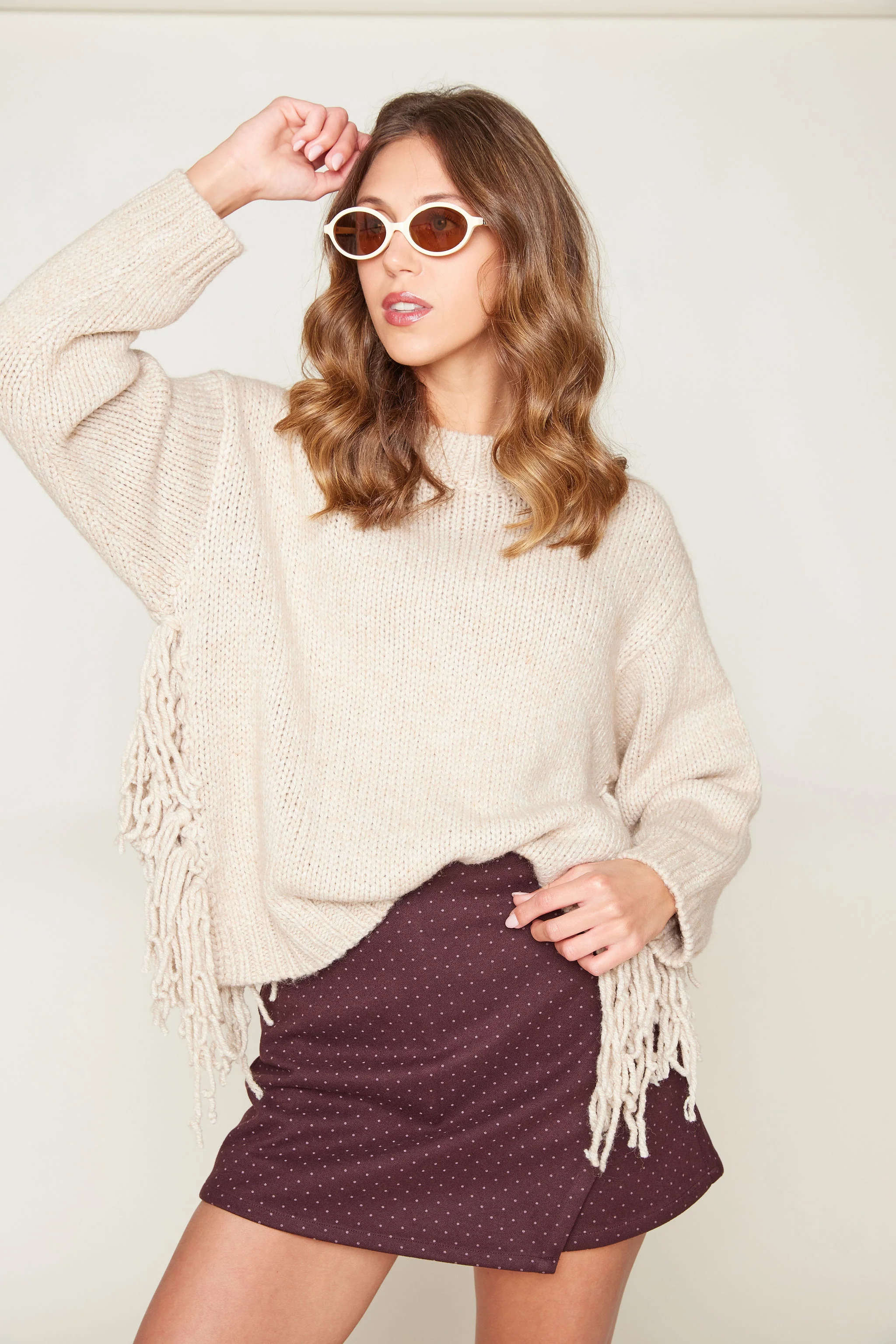 Image of Brandy Polka Dot Skirt