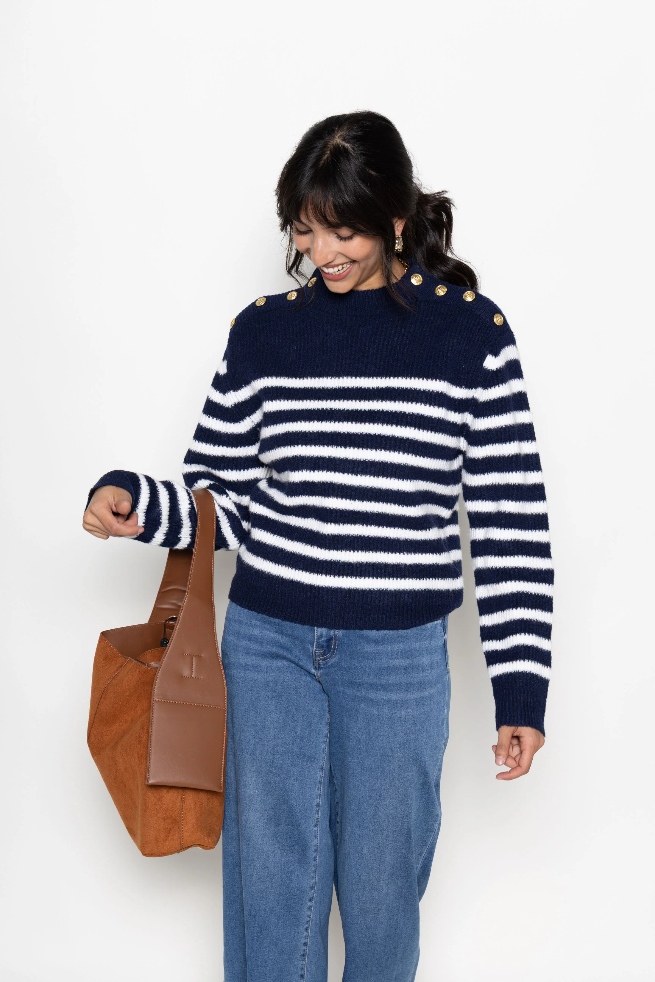 Image of Dylan Striped Sweater
