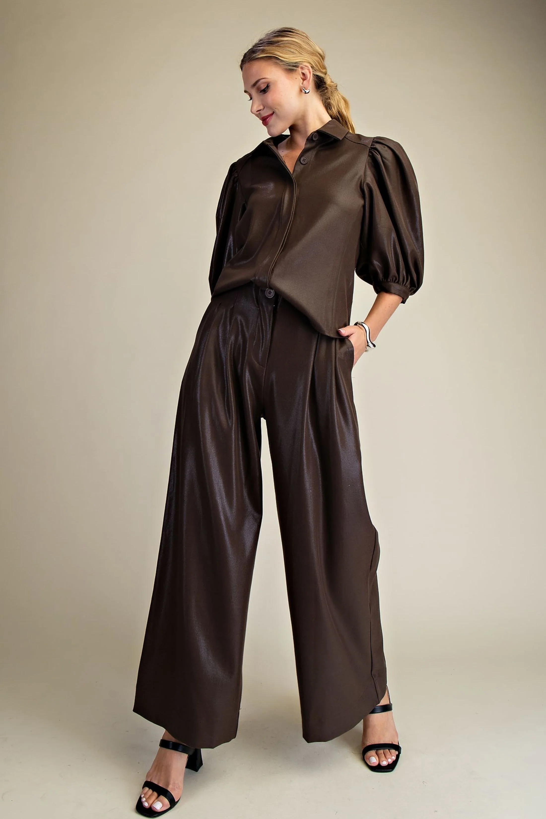 Image of Tinsley High Waist Wide Pants
