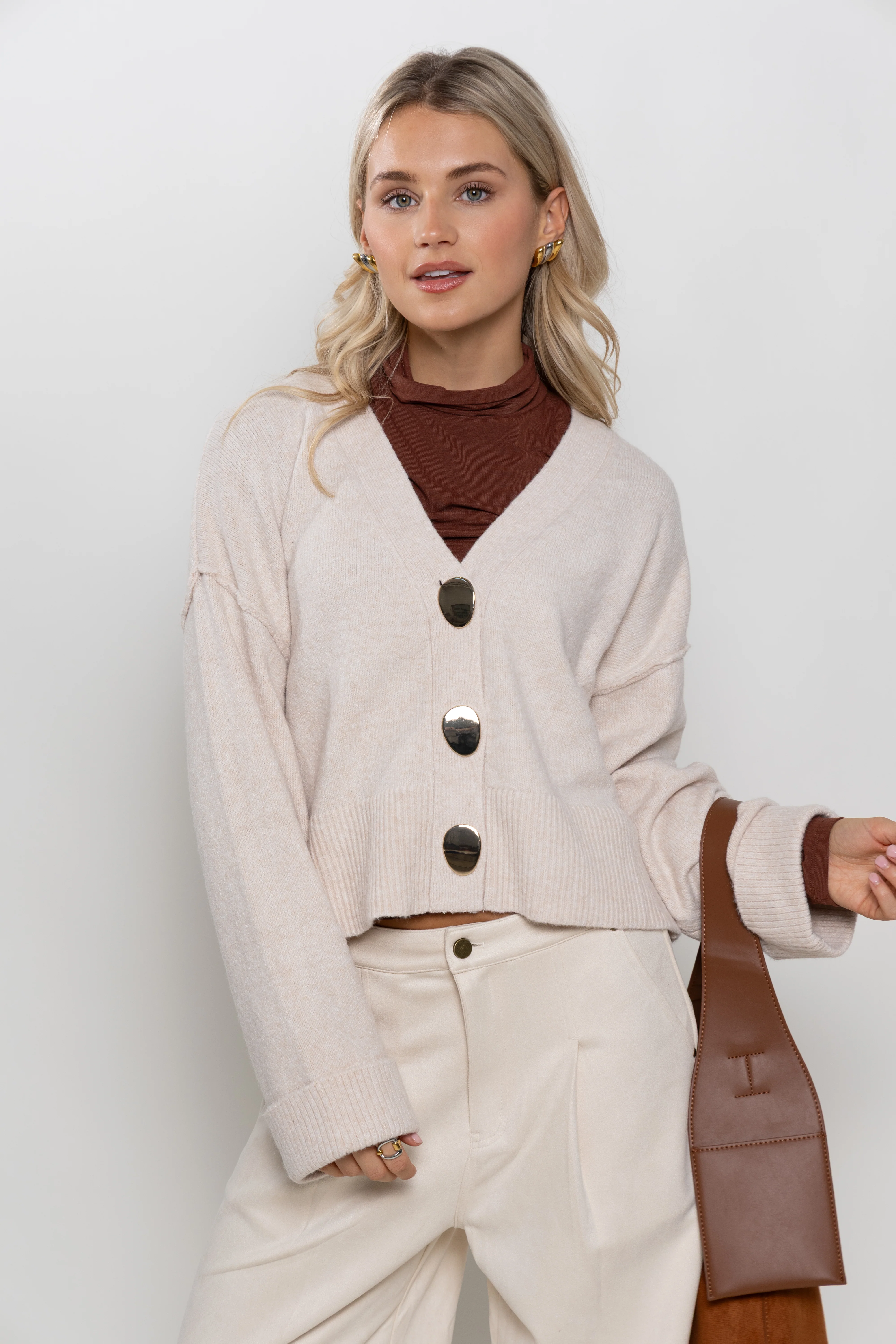 Image of Canon Long Sleeve Knit Sweater
