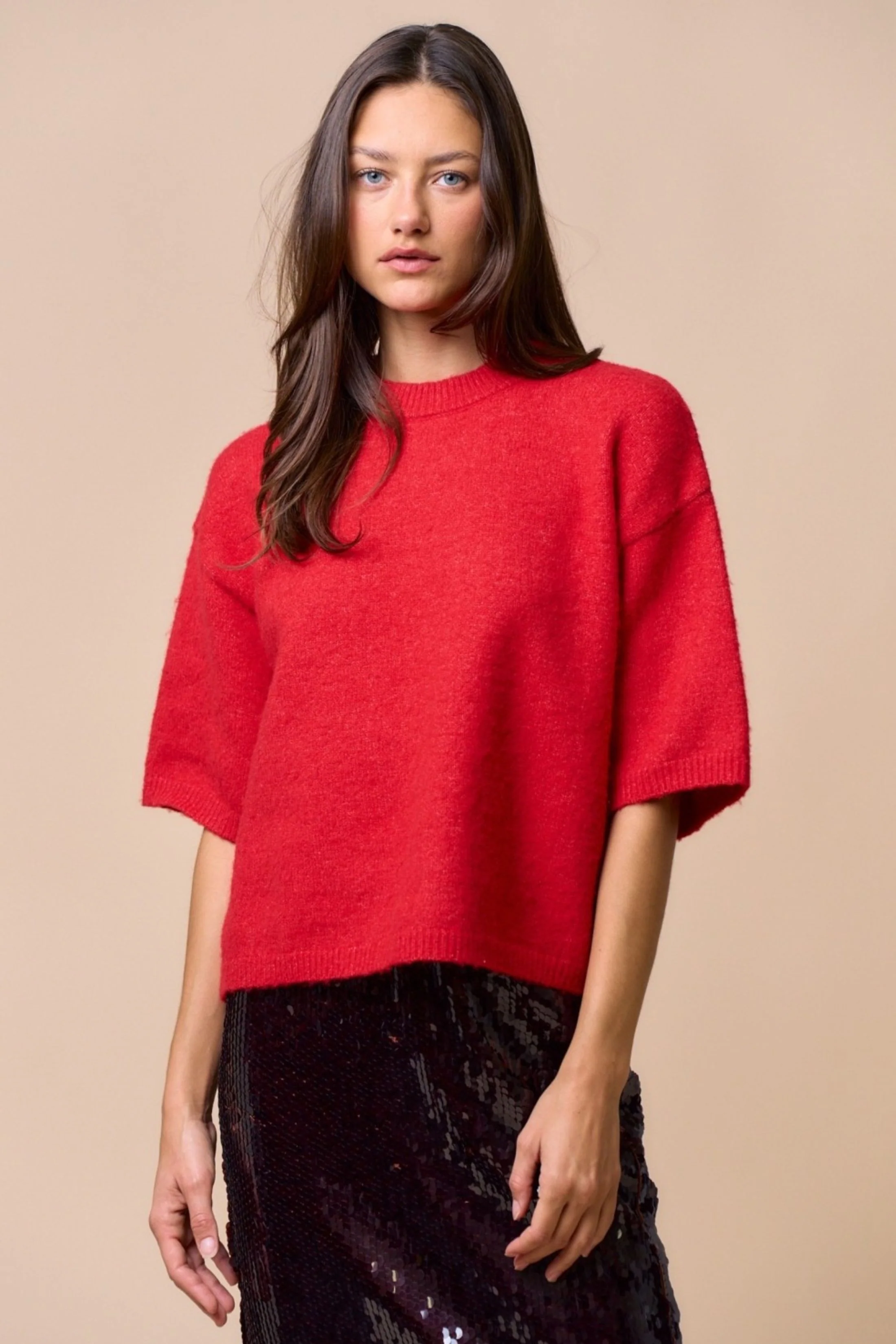 Image of Carly Crewneck Sweater Tee