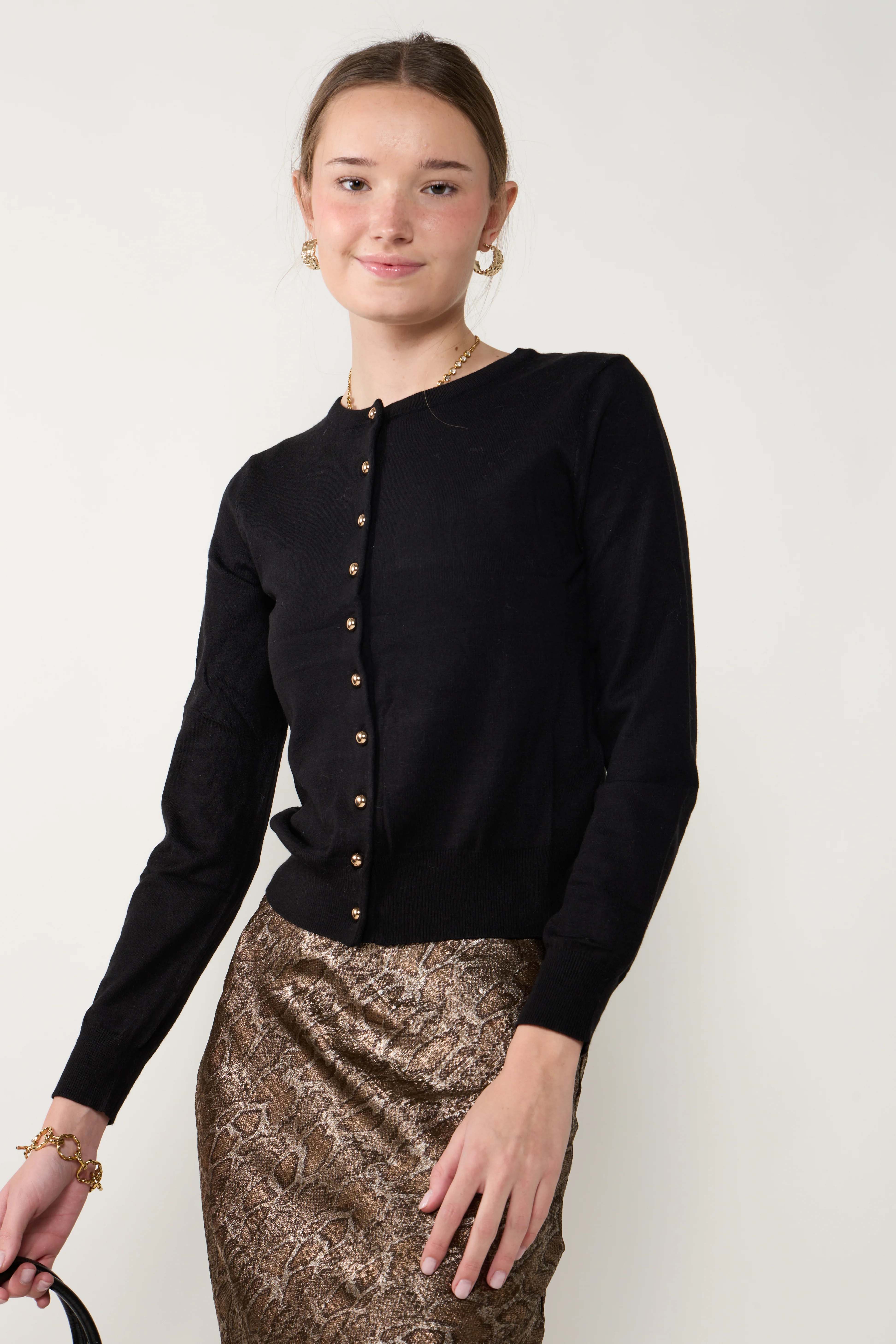 Image of Elliot Buttoned Cardigan
