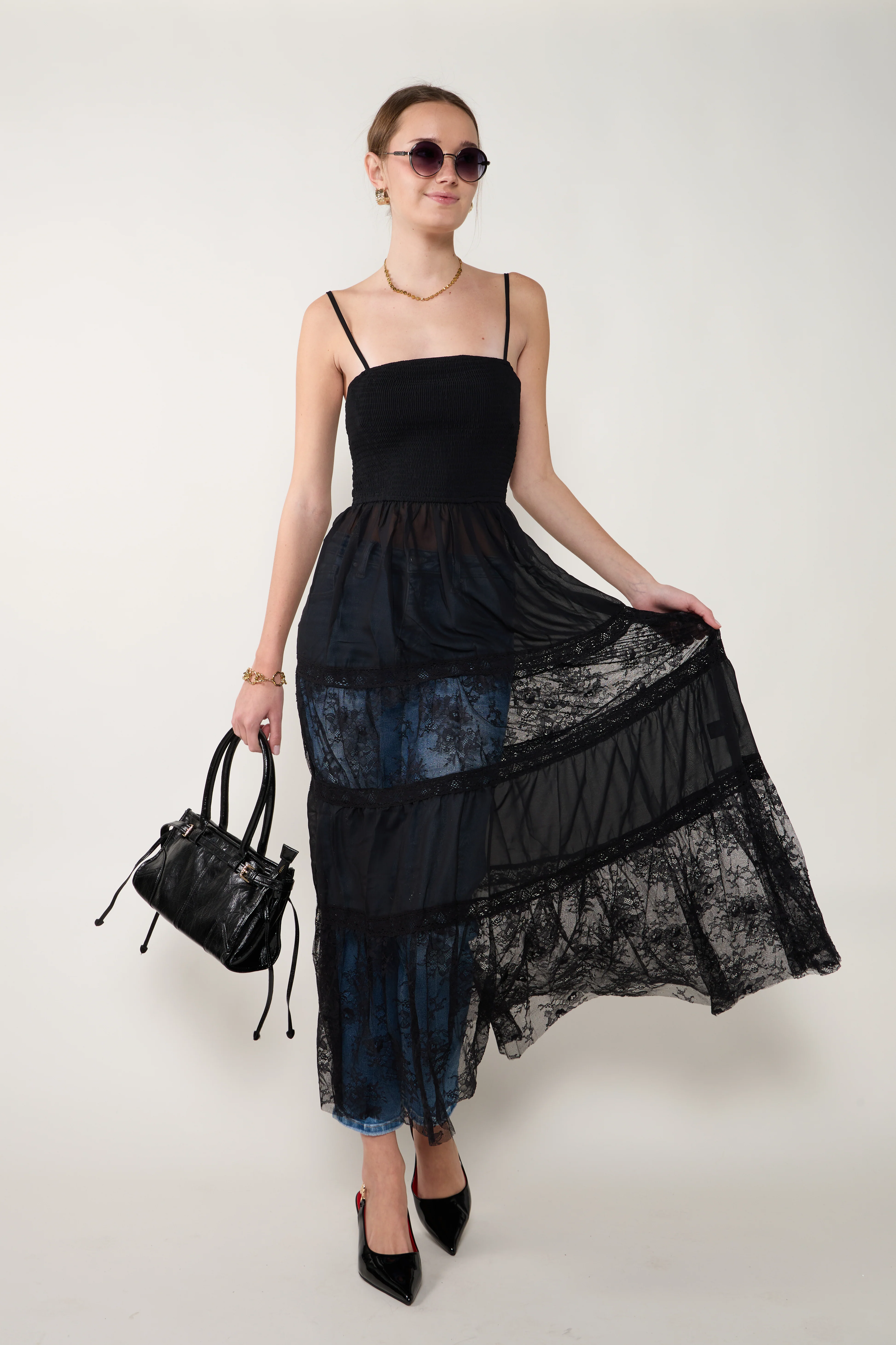 Image of Ayla Lace Maxi Top