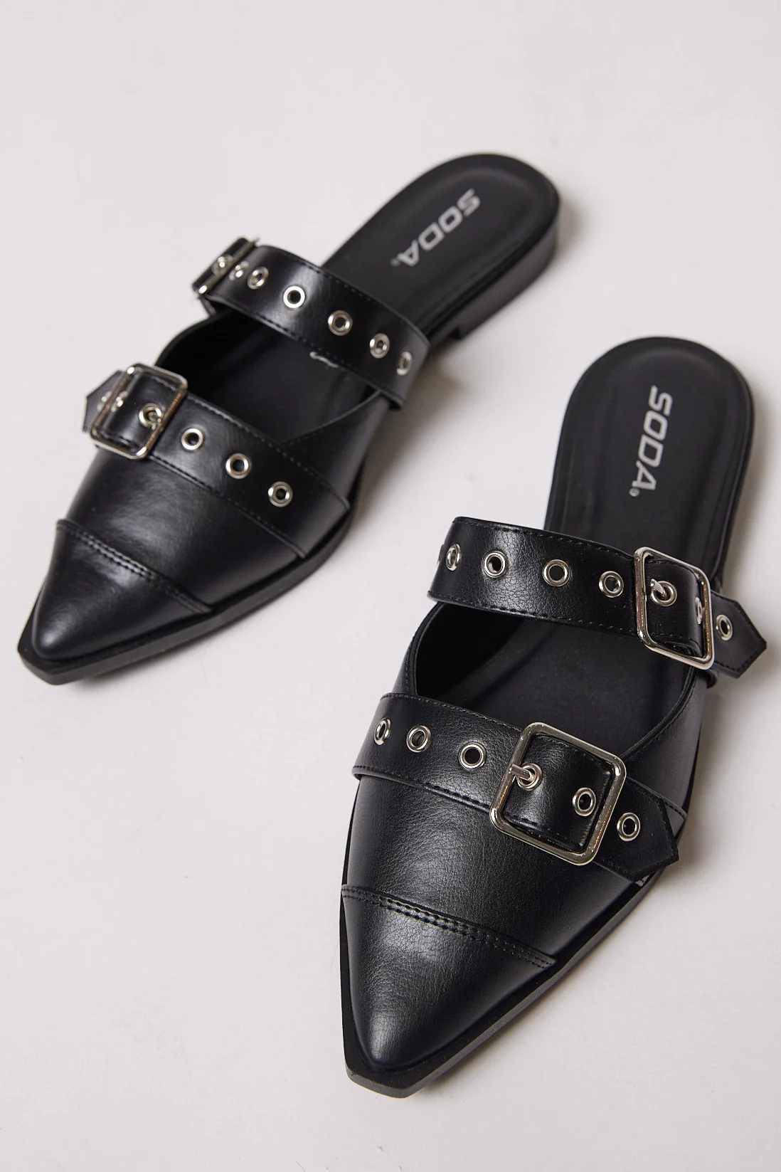 Image of SALE - Caitlyn Double Buckle Ballerina Flat