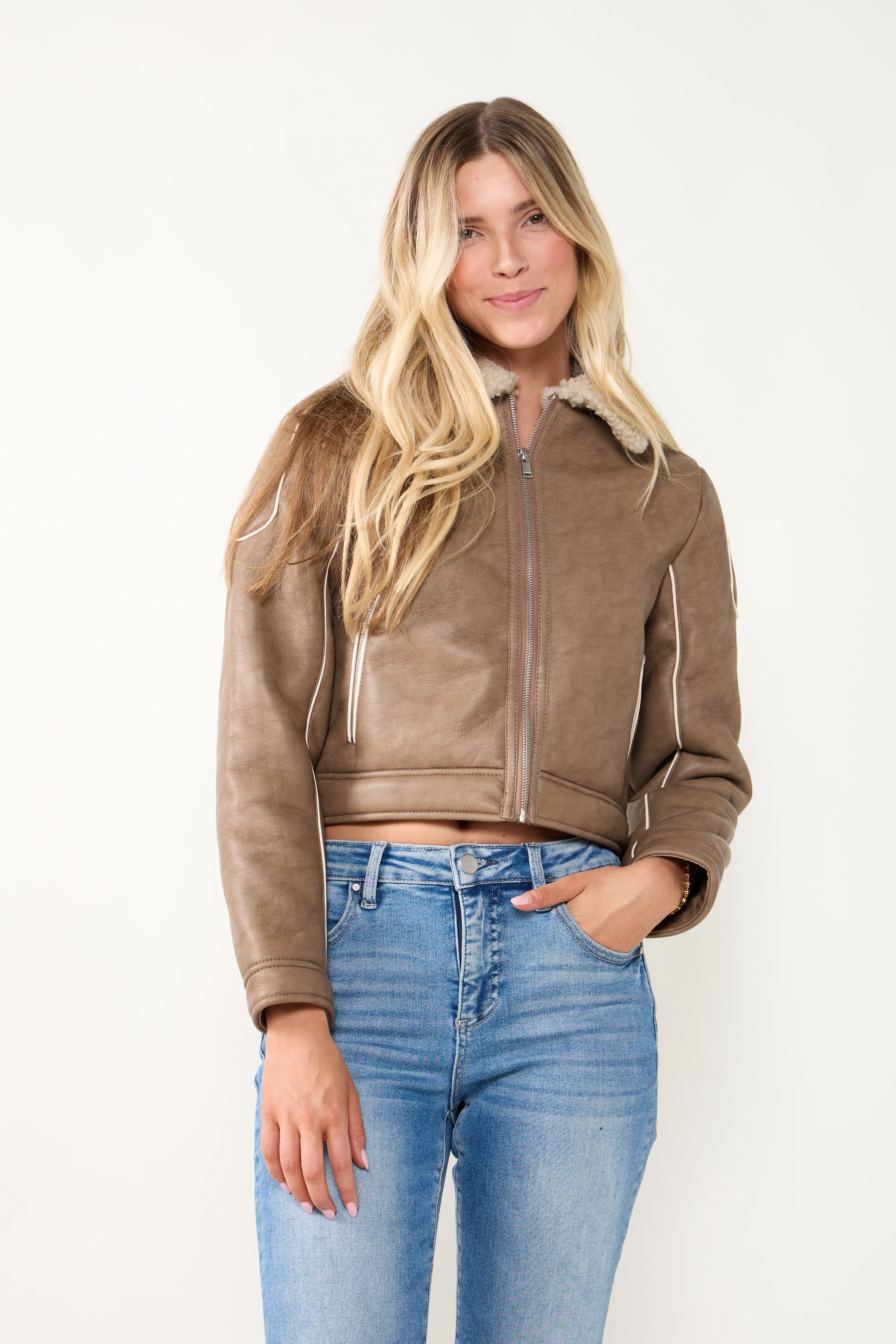 Image of Blake Fur Lined Jacket