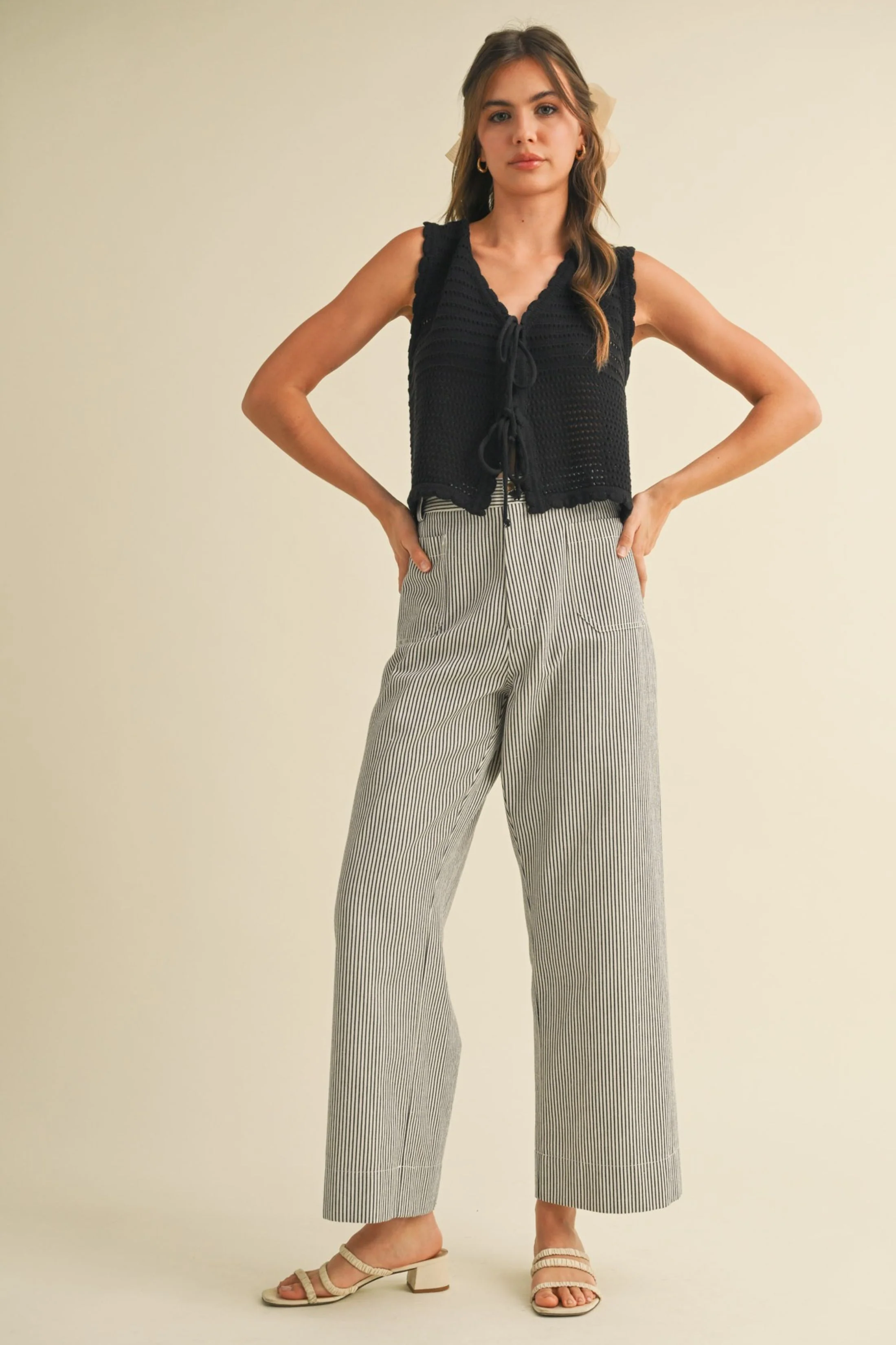 Image of Jade Striped Pants