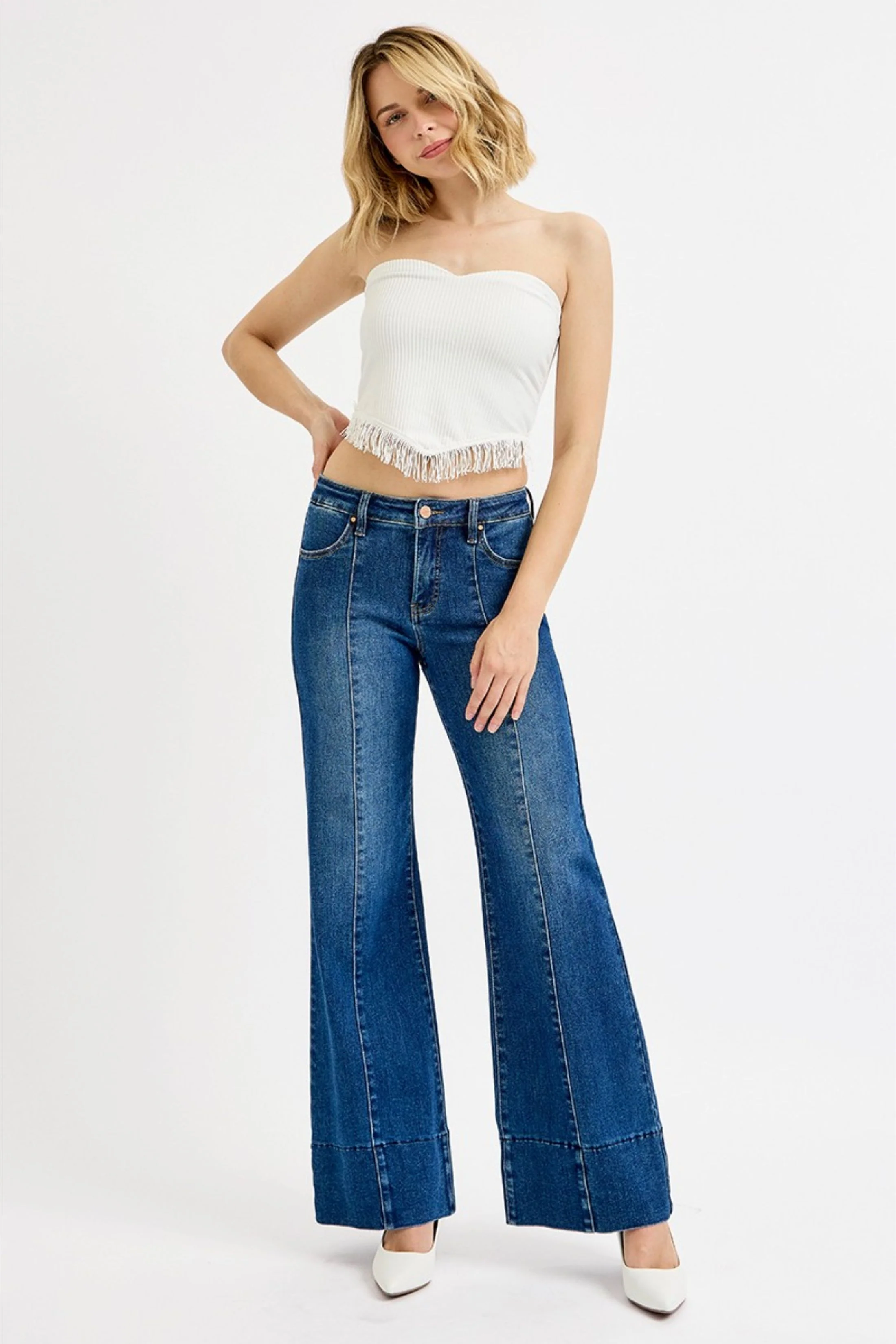 Image of Lima Wide Flare Jeans