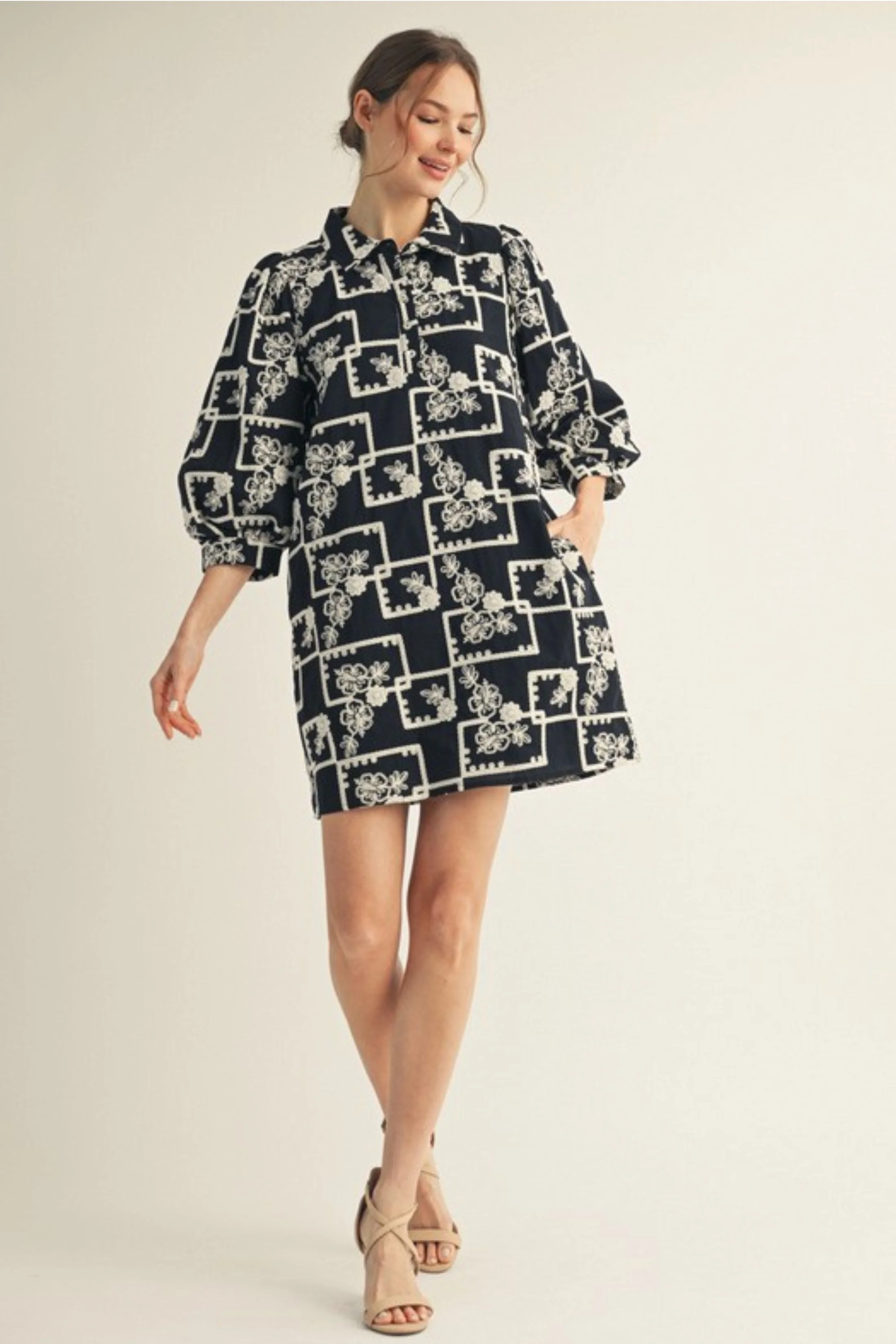 Image of Kendall Puff Sleeve Dress