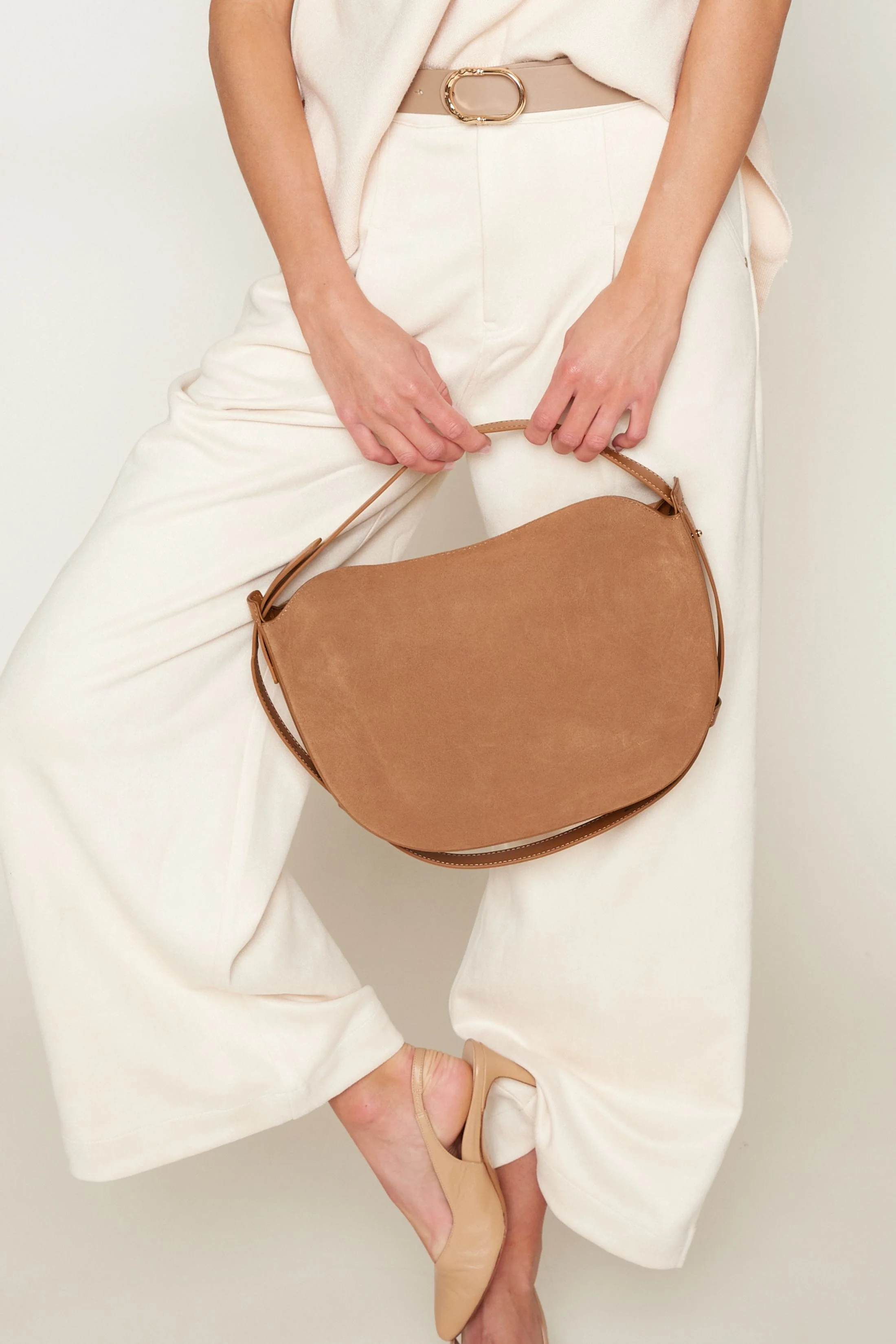 Image of Sofia Suede Hobo Bag