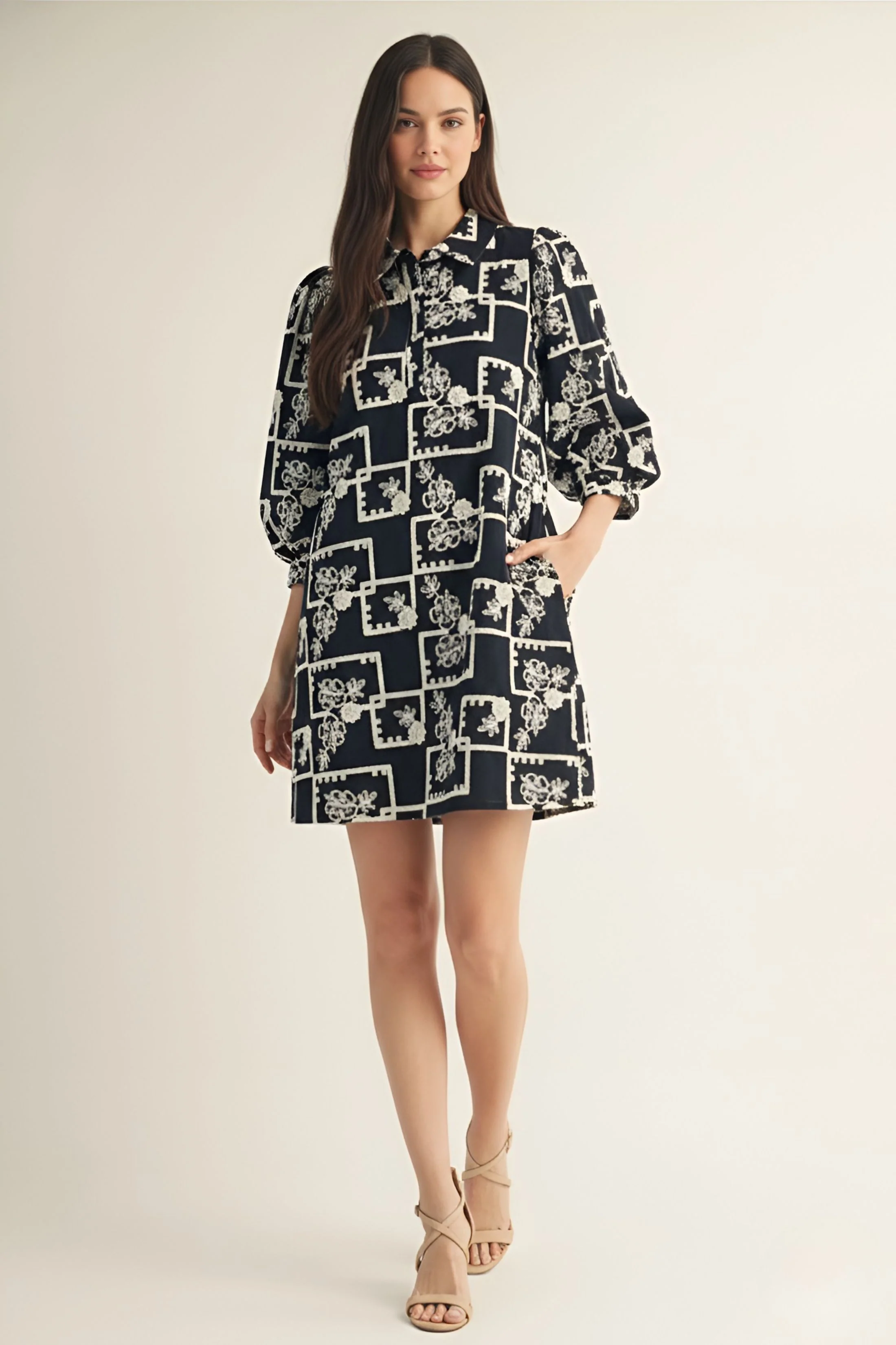 Image of Kendall Puff Sleeve Dress