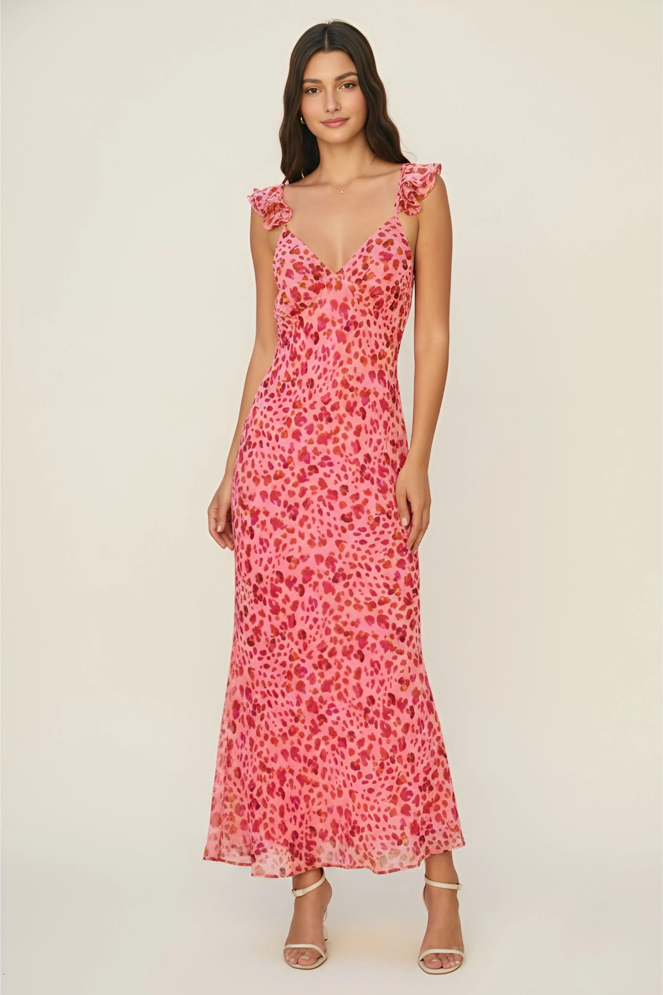 Image of Kate Patterned Maxi Dress