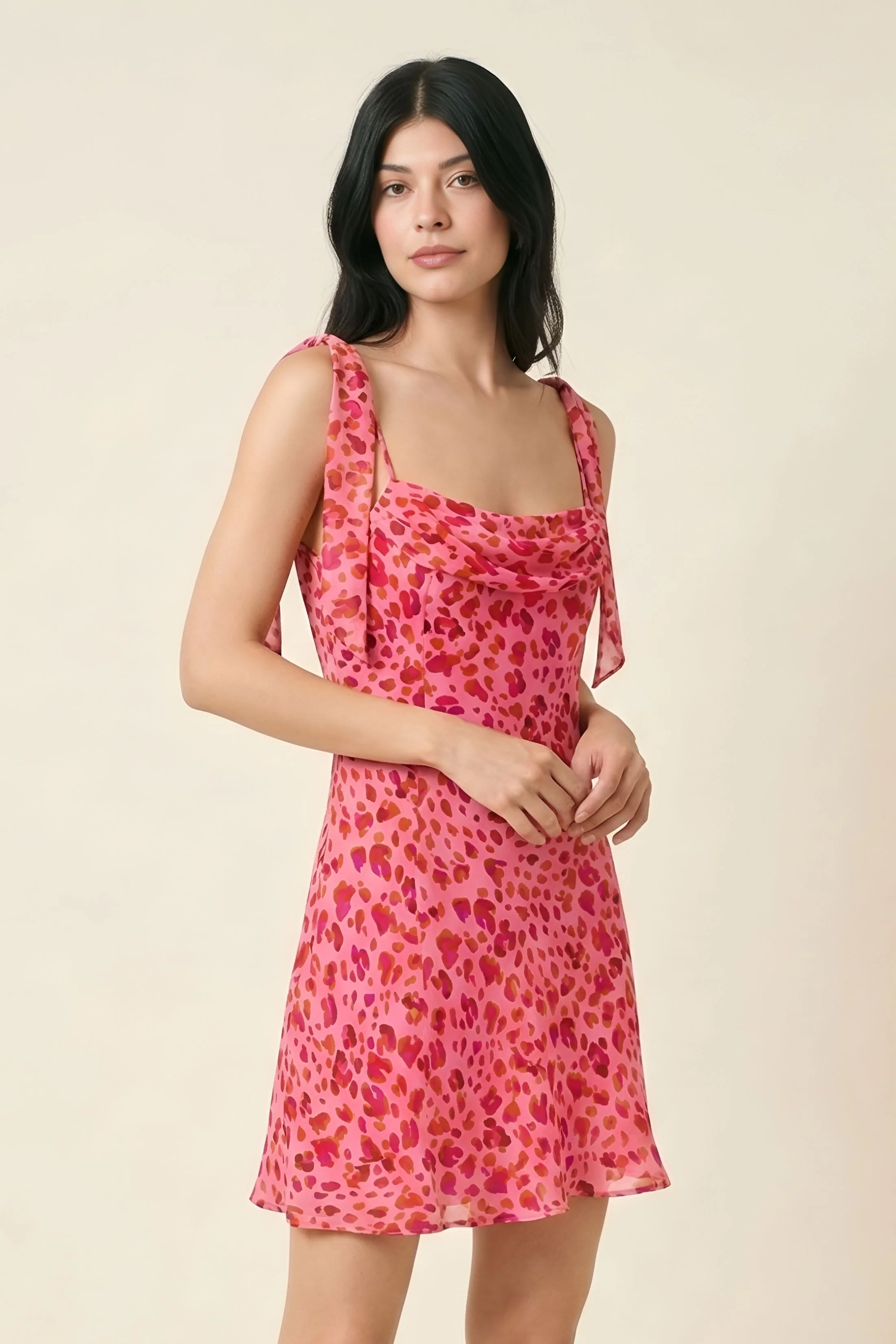 Image of Kate Patterned Mini Dress