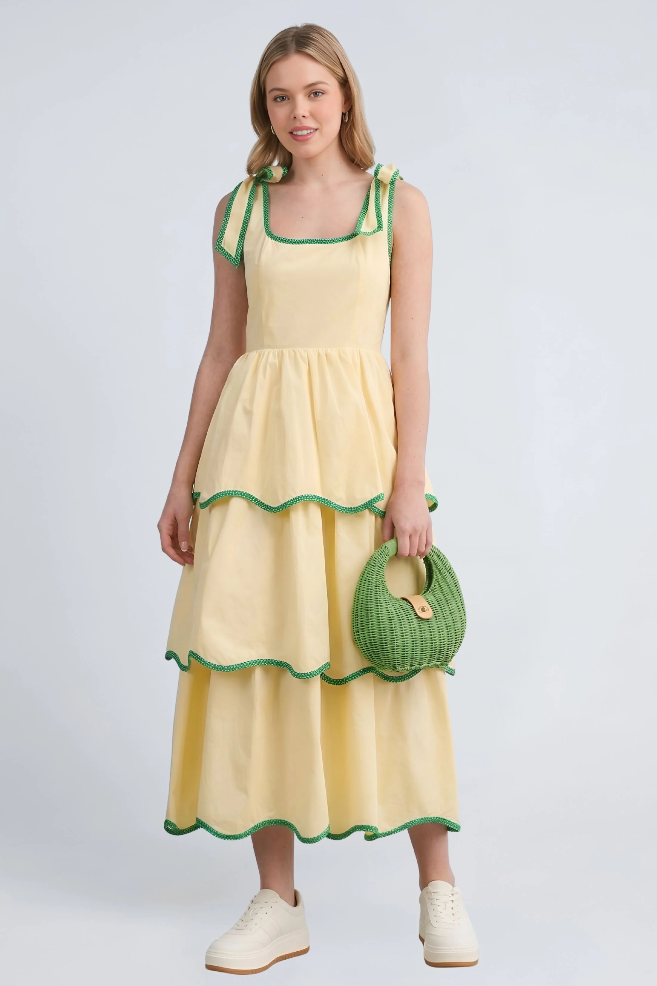 Image of Tee Time Tiered Midi Dress