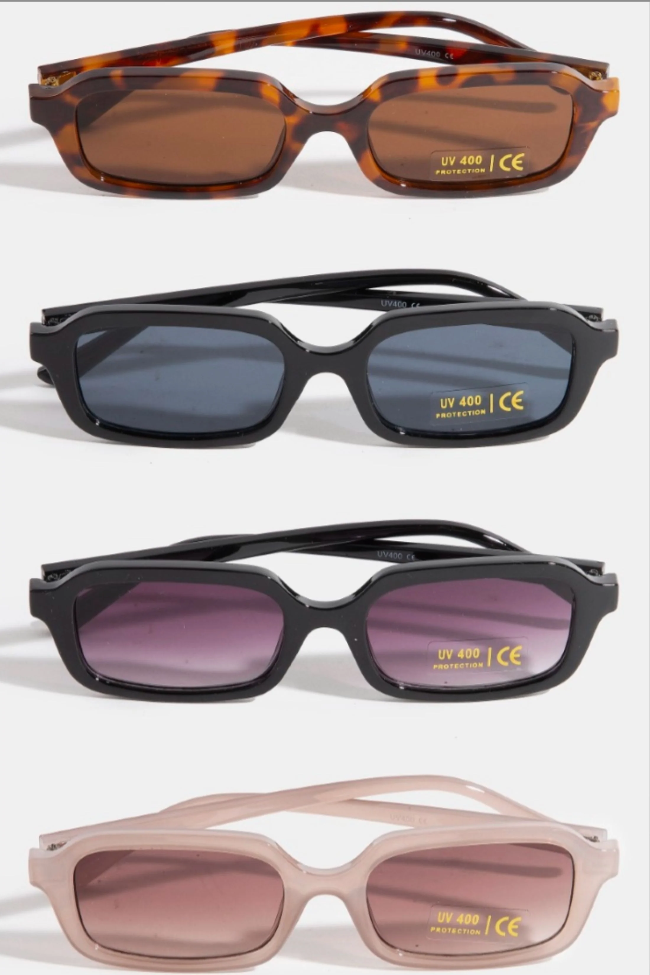 Image of Plastic Frame Rectangle Sunglasses