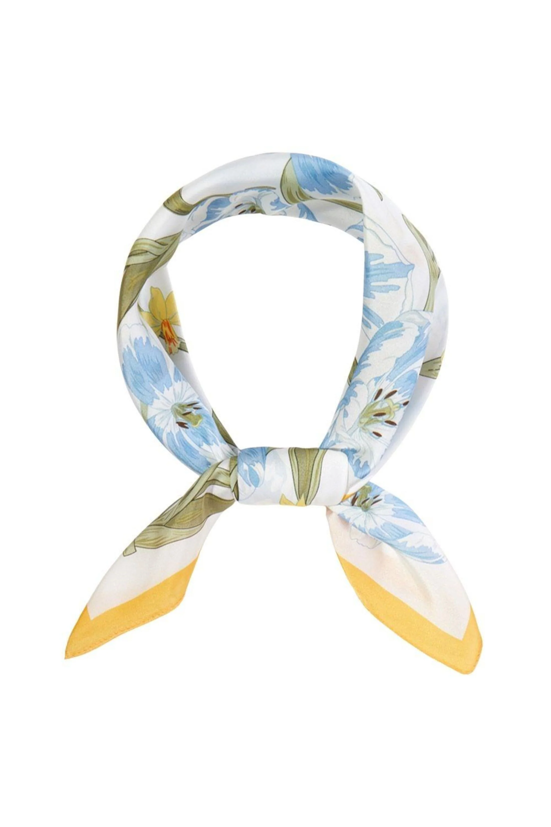 Image of Spring Tulip Silky Neck Scarf