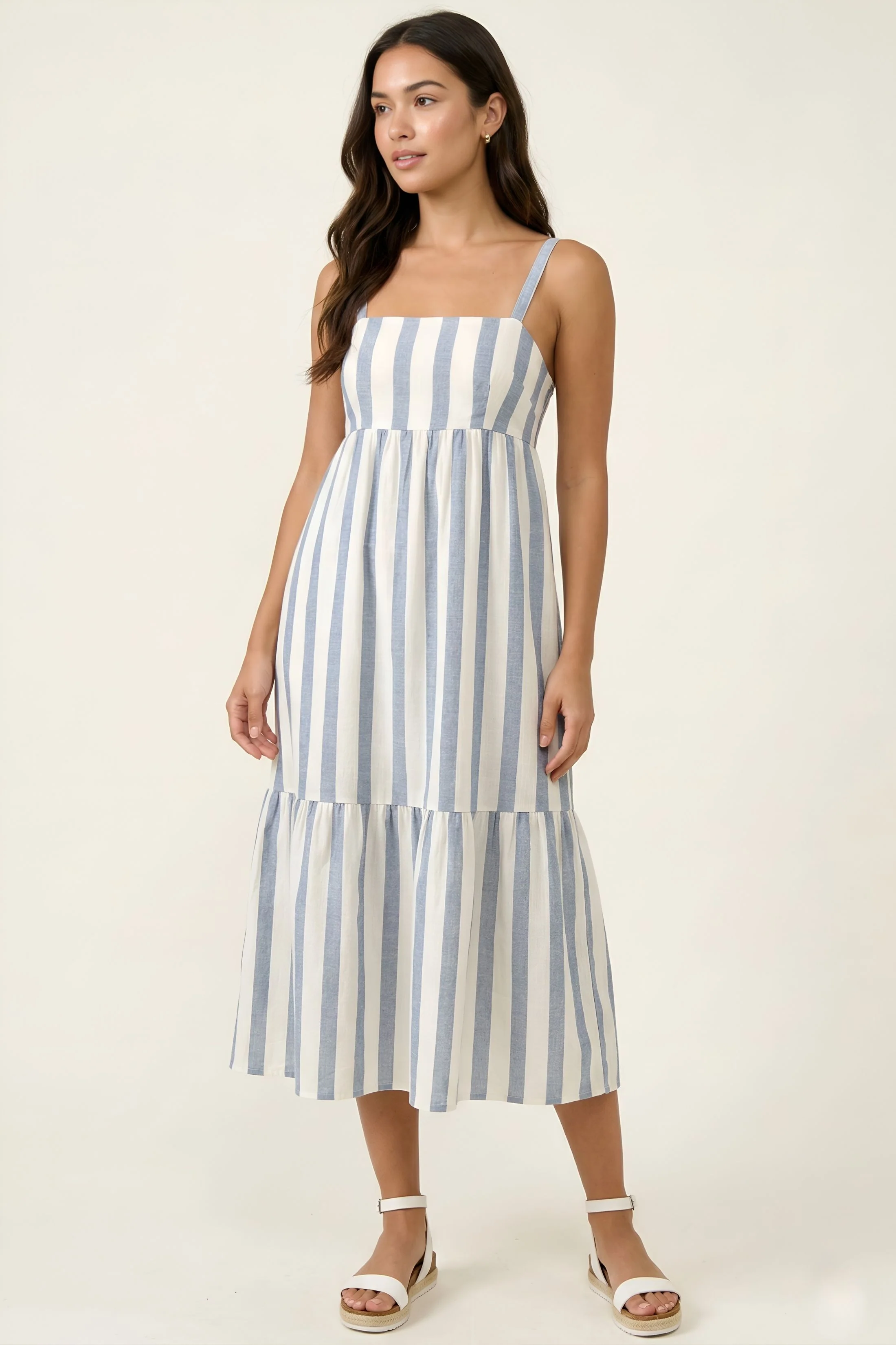Image of Eleanor Tiered Midi Dress