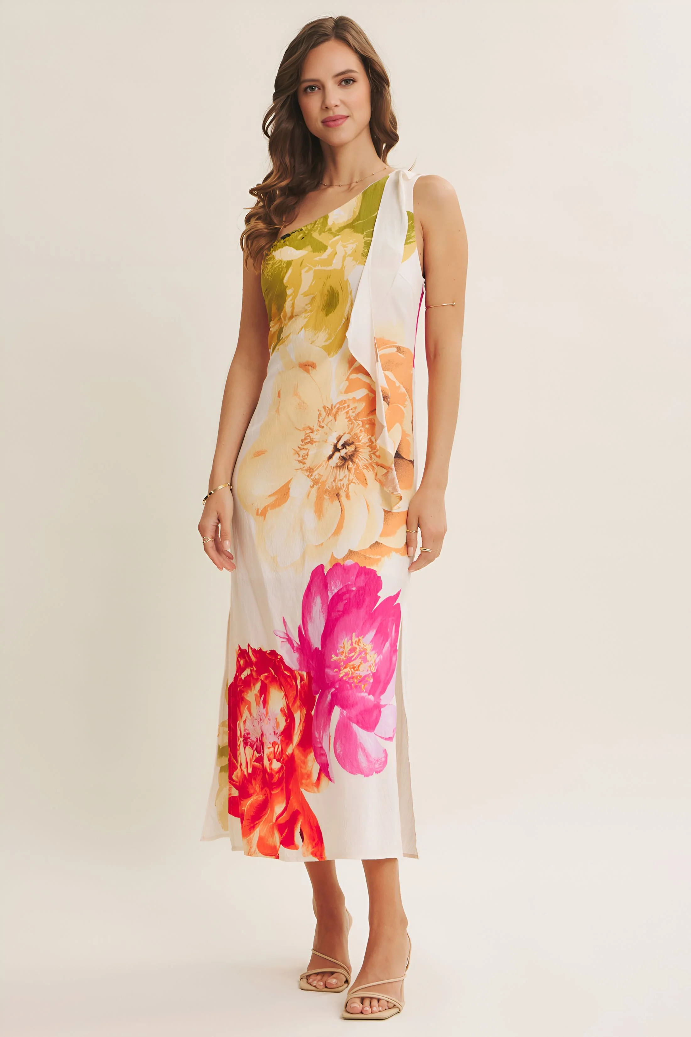 Image of Rosie One Shoulder Maxi Dress