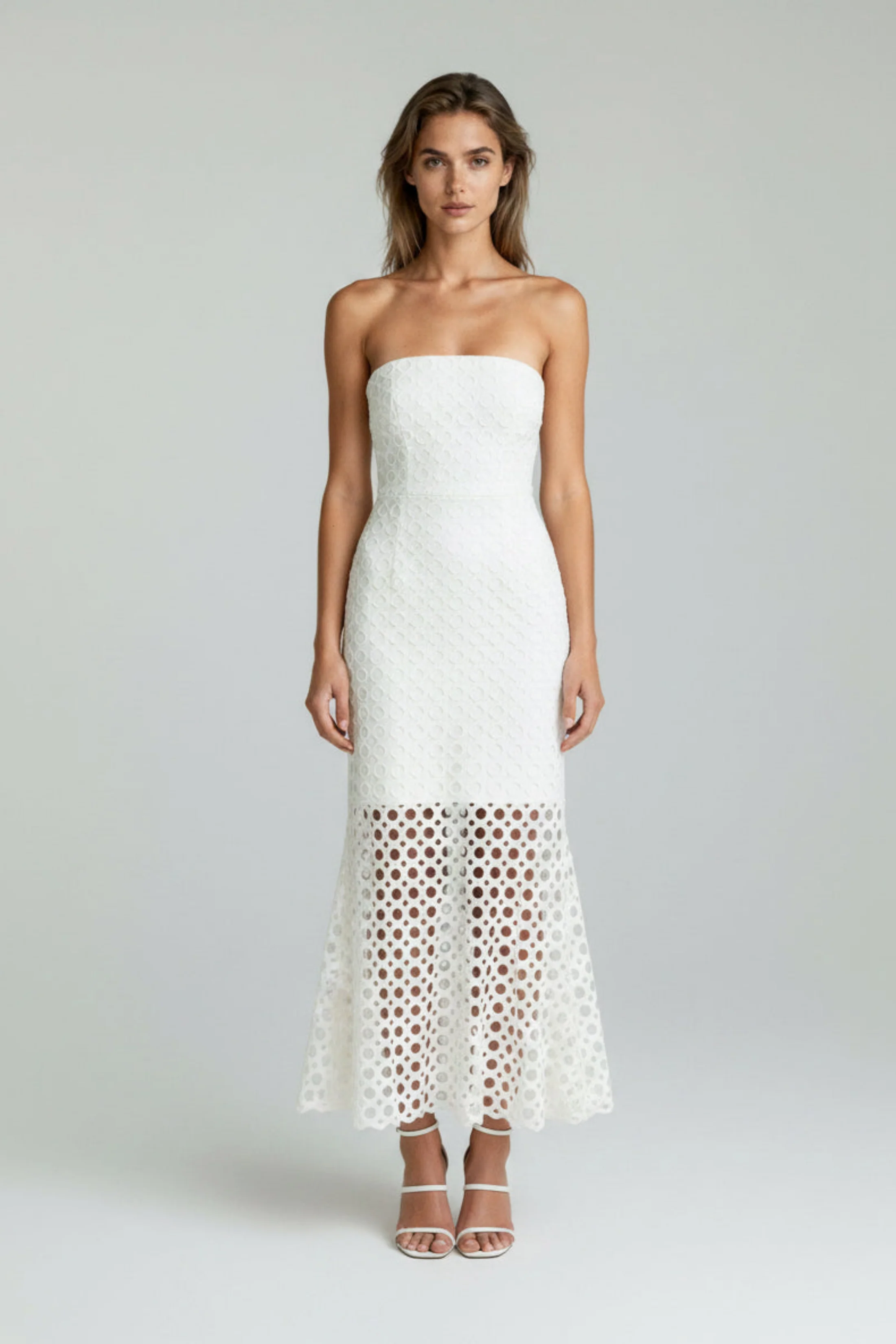 Image of Celeste White Fringe Dress
