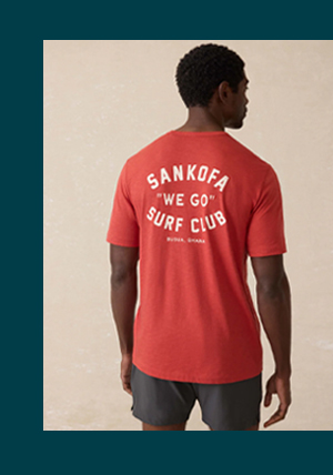 Surf Ghana Short Sleeve Logo Graphic Tee - Cavern Clay