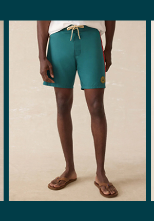 Surf Ghana Boardshort - Agona Green