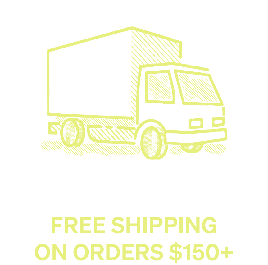 Free shipping on orders $150+