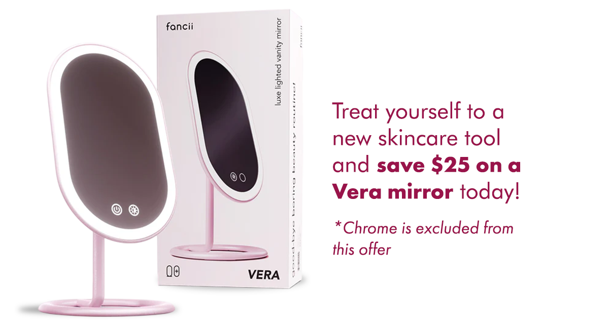 Treat yourself to a new skincare tool and save 15% on a Vera mirror today!