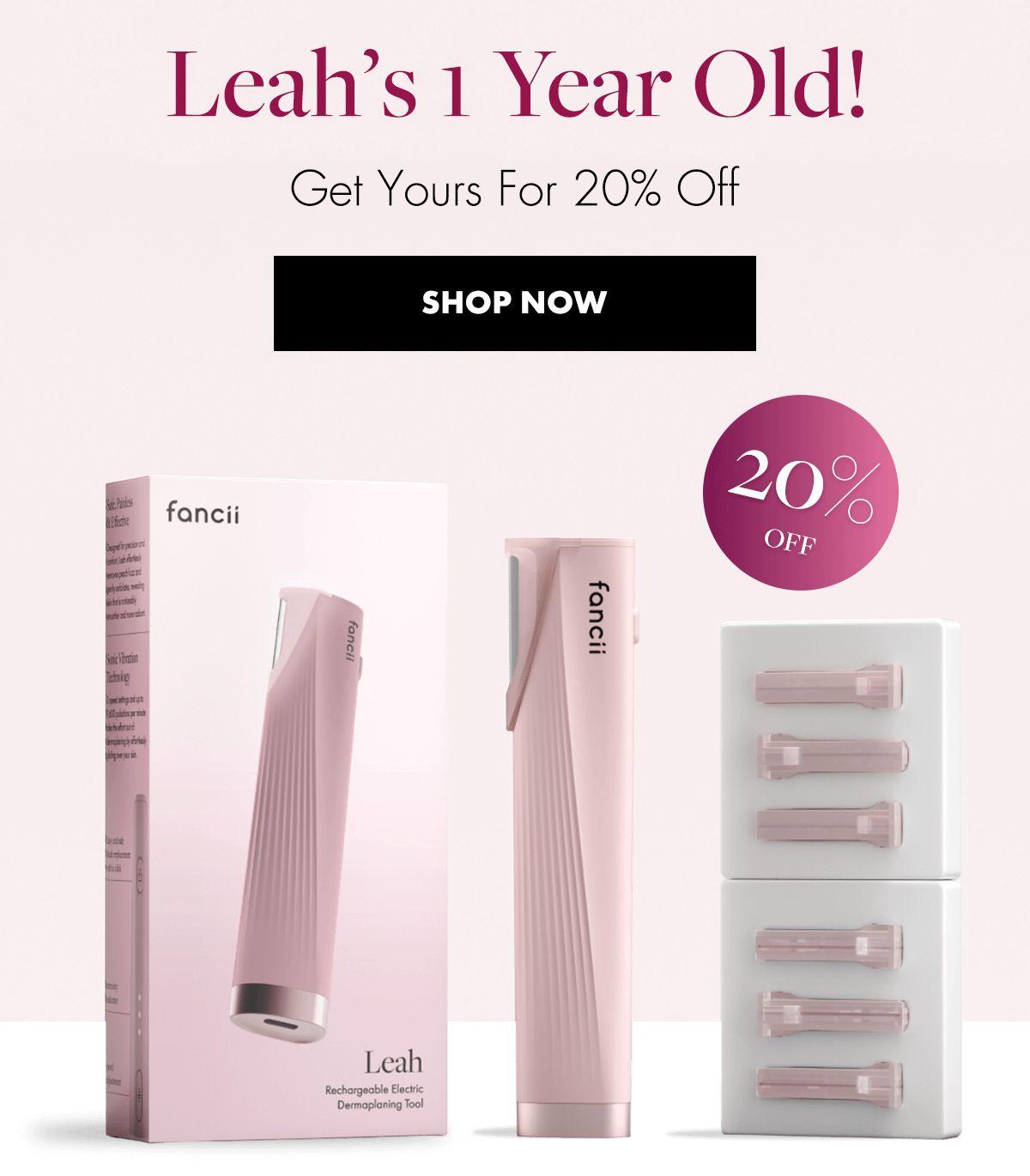 Leah's 1 Year Old! Get Yours For 20% Off. Shop Now