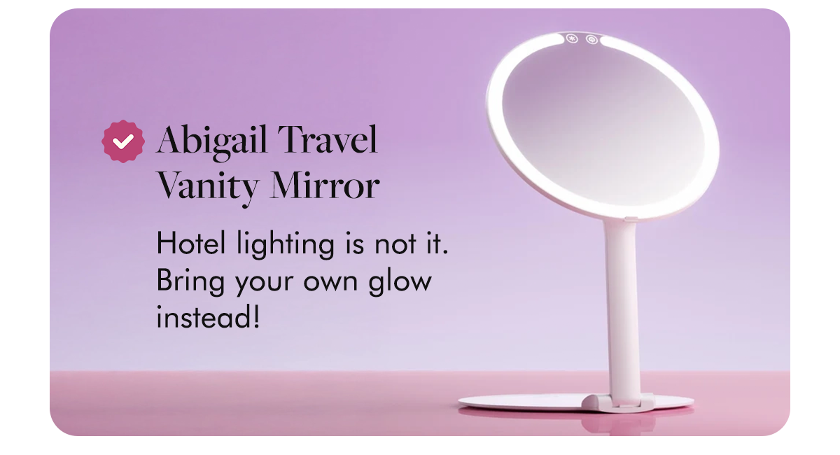 Abigail Travel Vanity Mirror