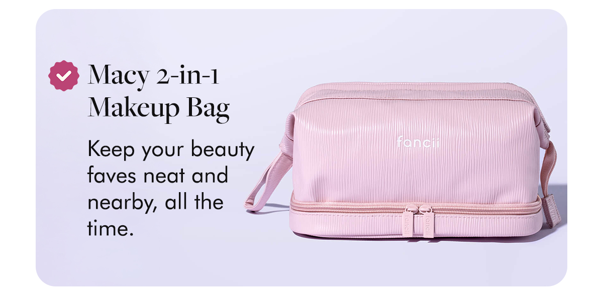 Macy 2-in-1 Makeup Bag