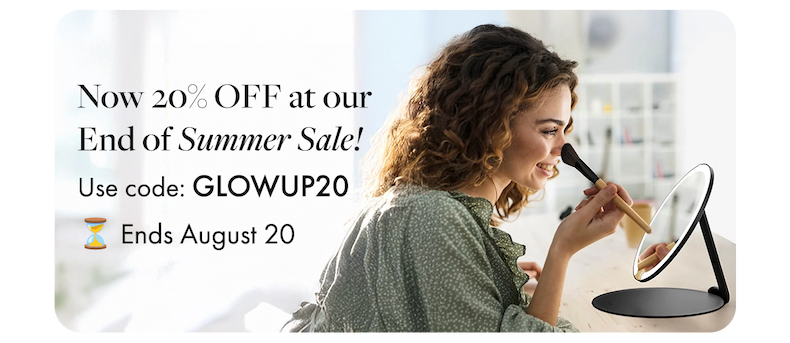 Now 20% OFF at our End of Summer Sale!  Use code: GLOWUP20 ⏳ Ends August 20