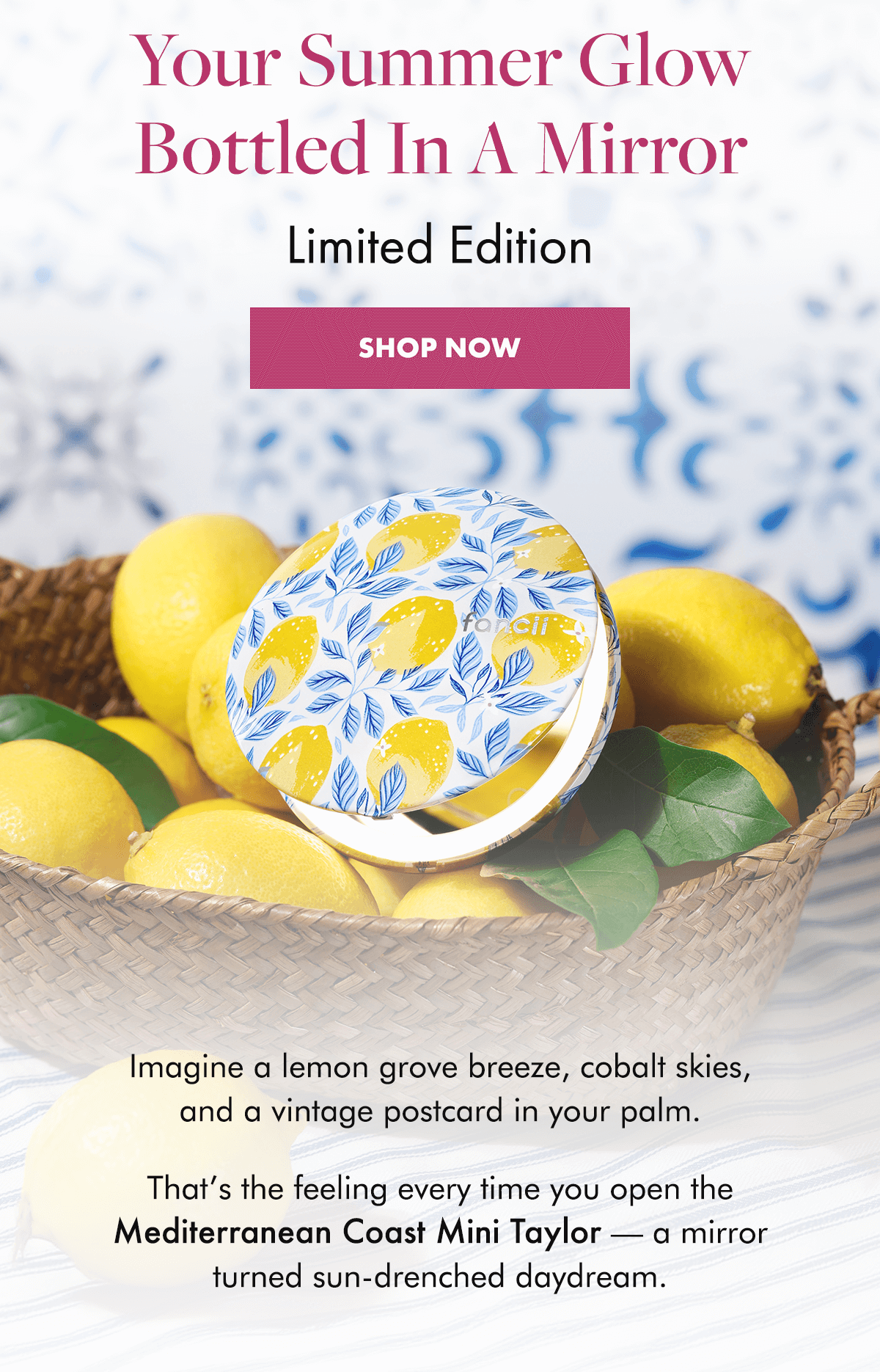 Your Summer Glow Bottled In A Mirror. Limited Edition. Shop Now