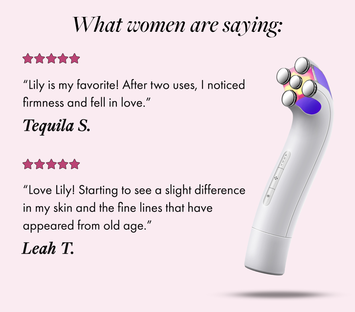 What women are saying: