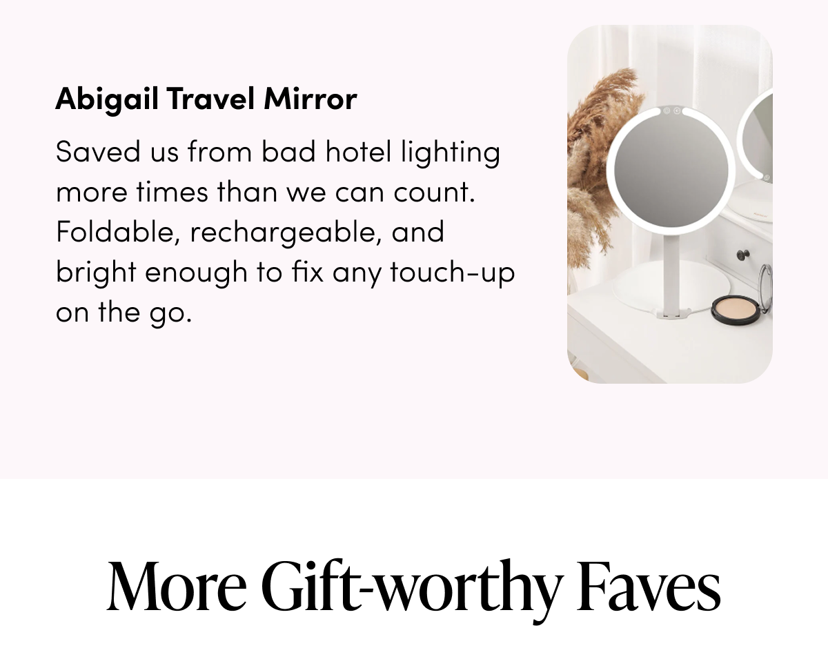 Abigail Travel Mirror