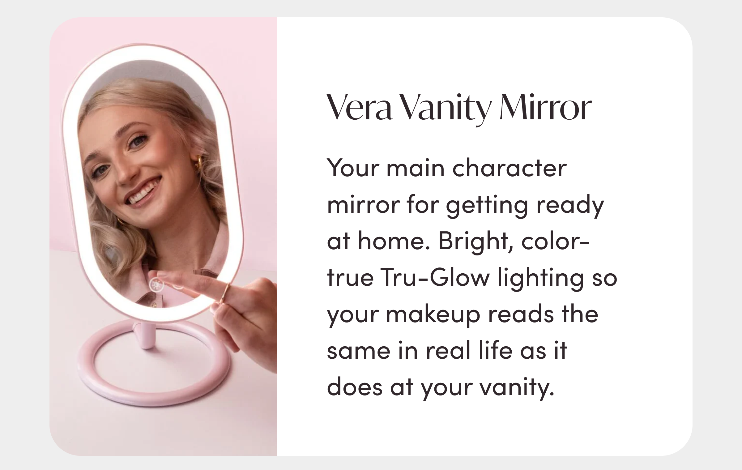 Vera vanity mirror