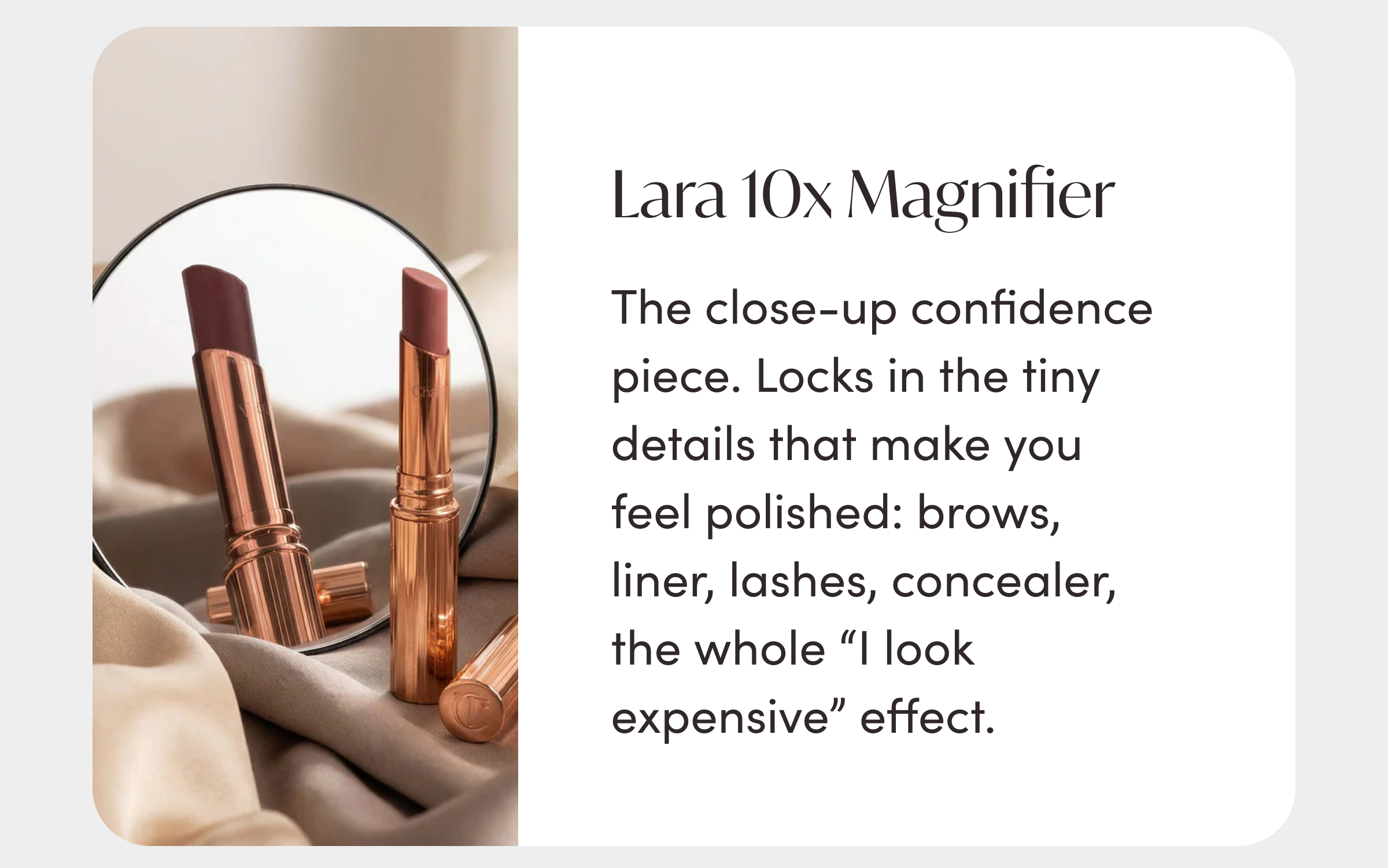 Lara 10x magnifier
