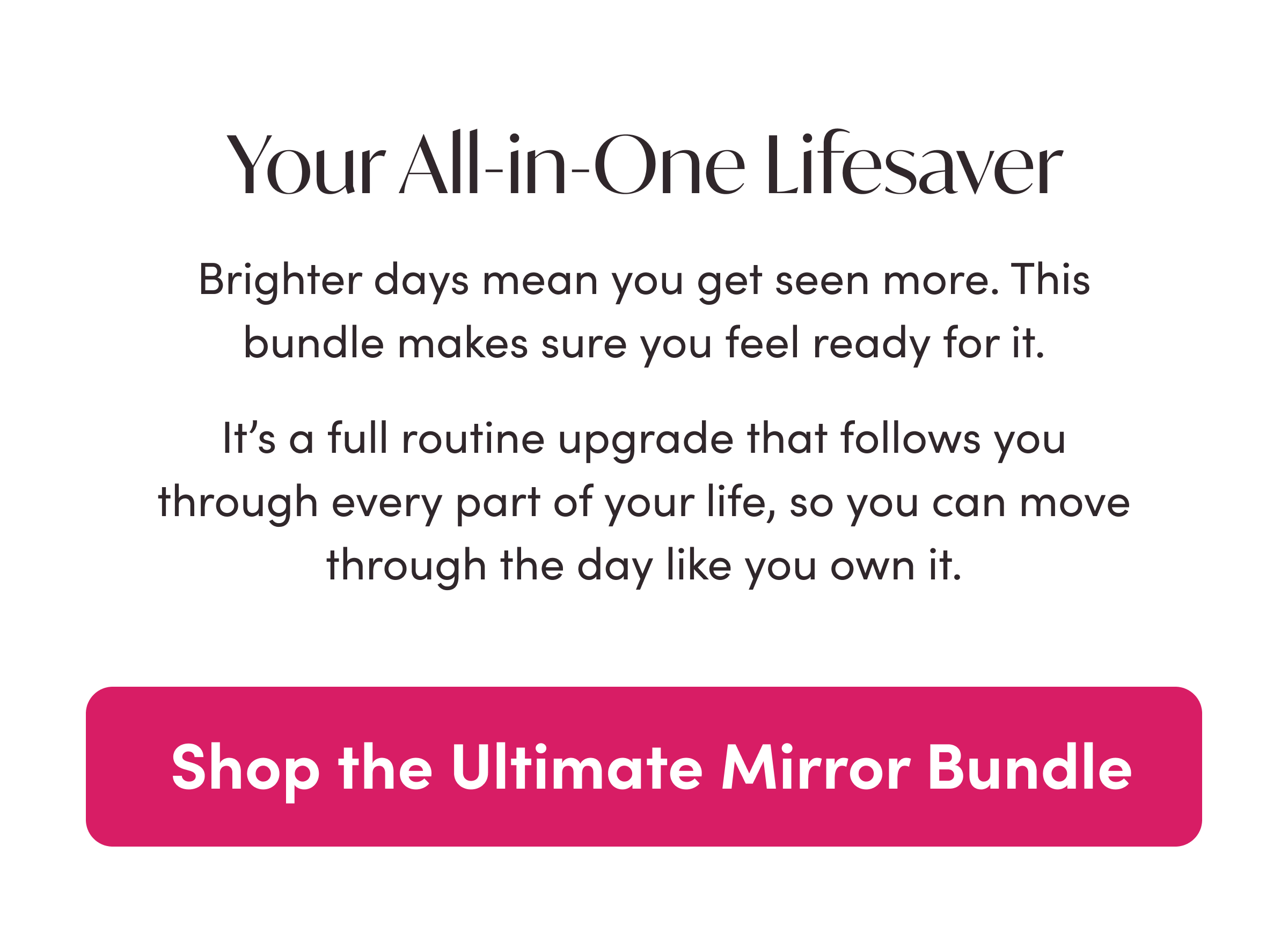 Your all-in-one lifesaver