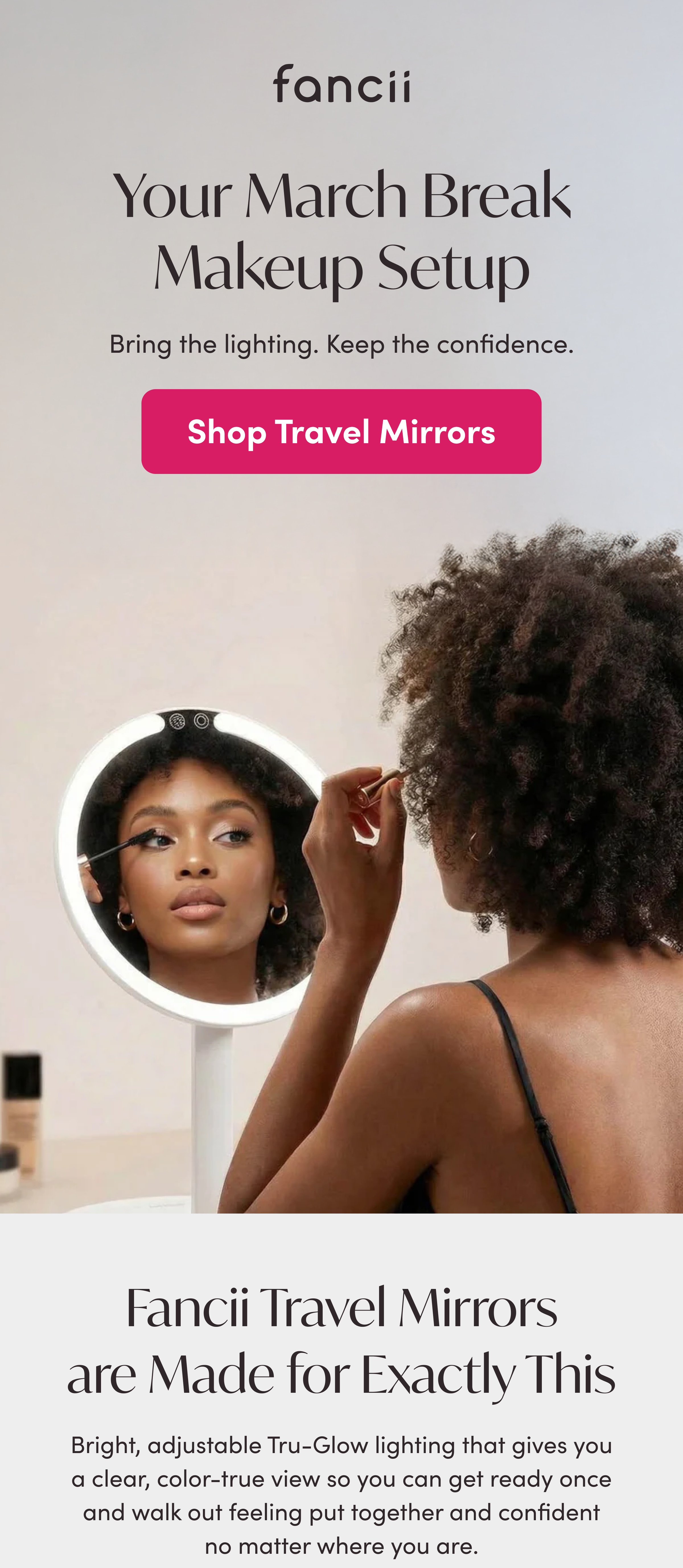 Your march break makeup setup