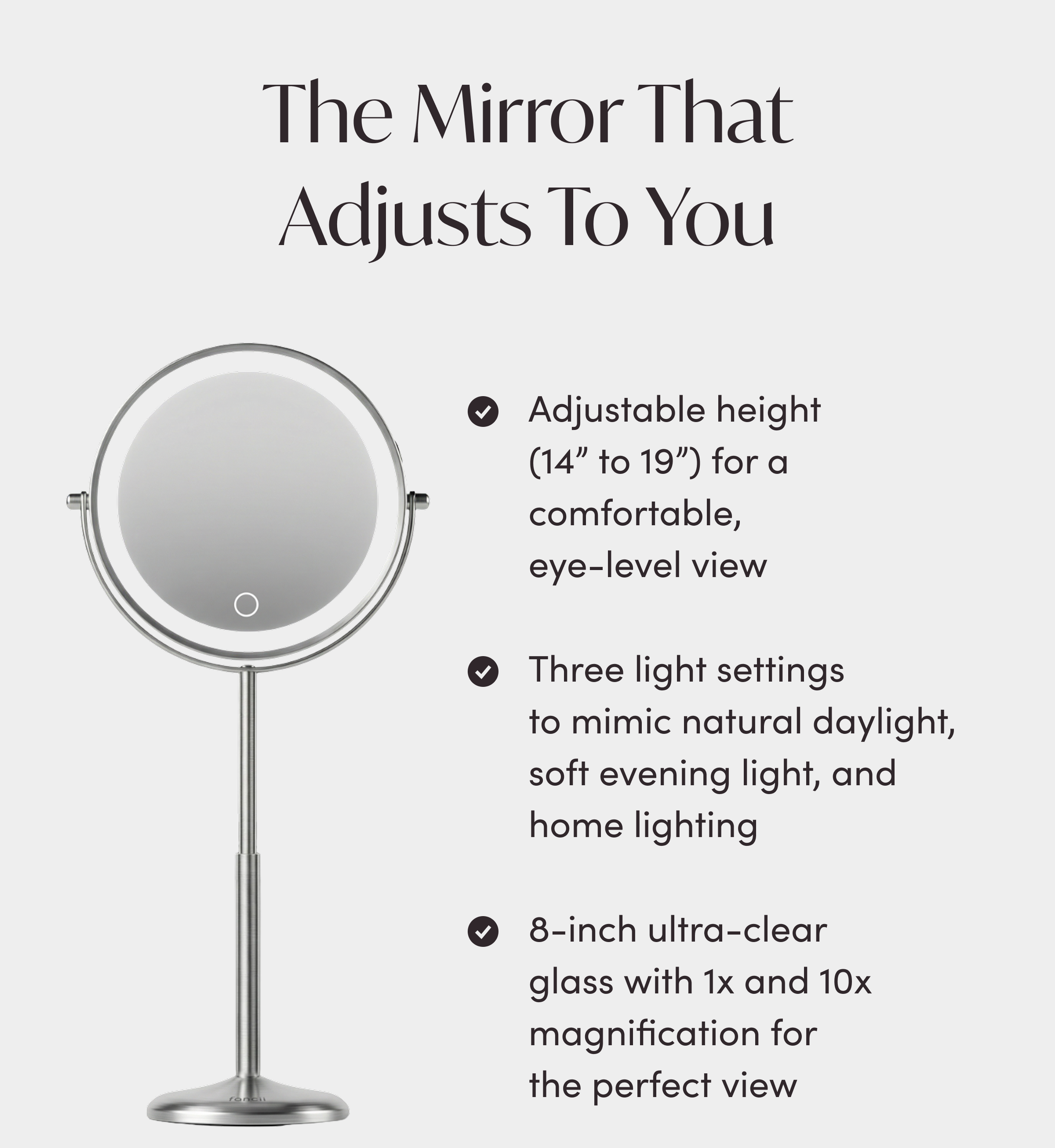 The Mirror that adjust to you