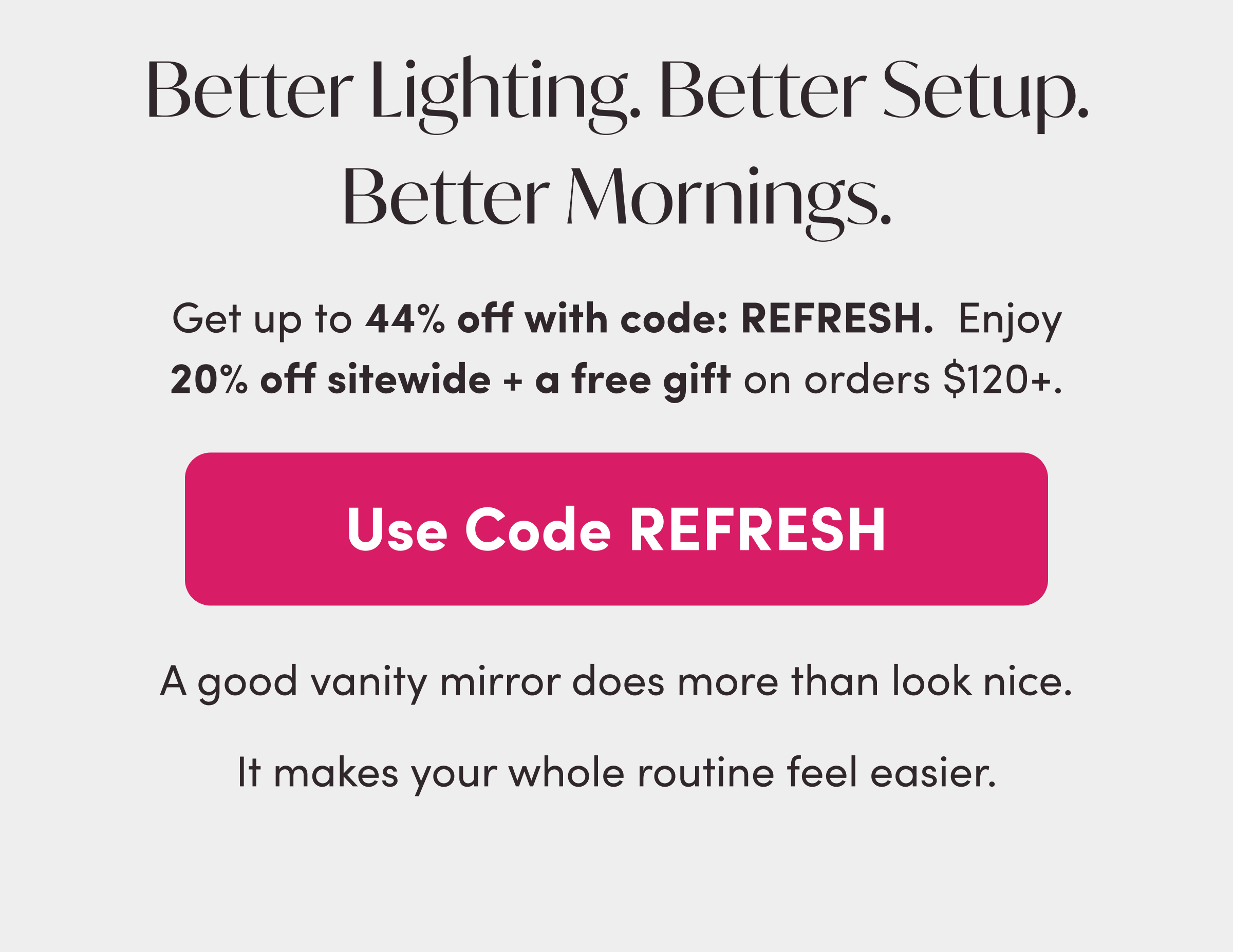 Use code REFRESH
