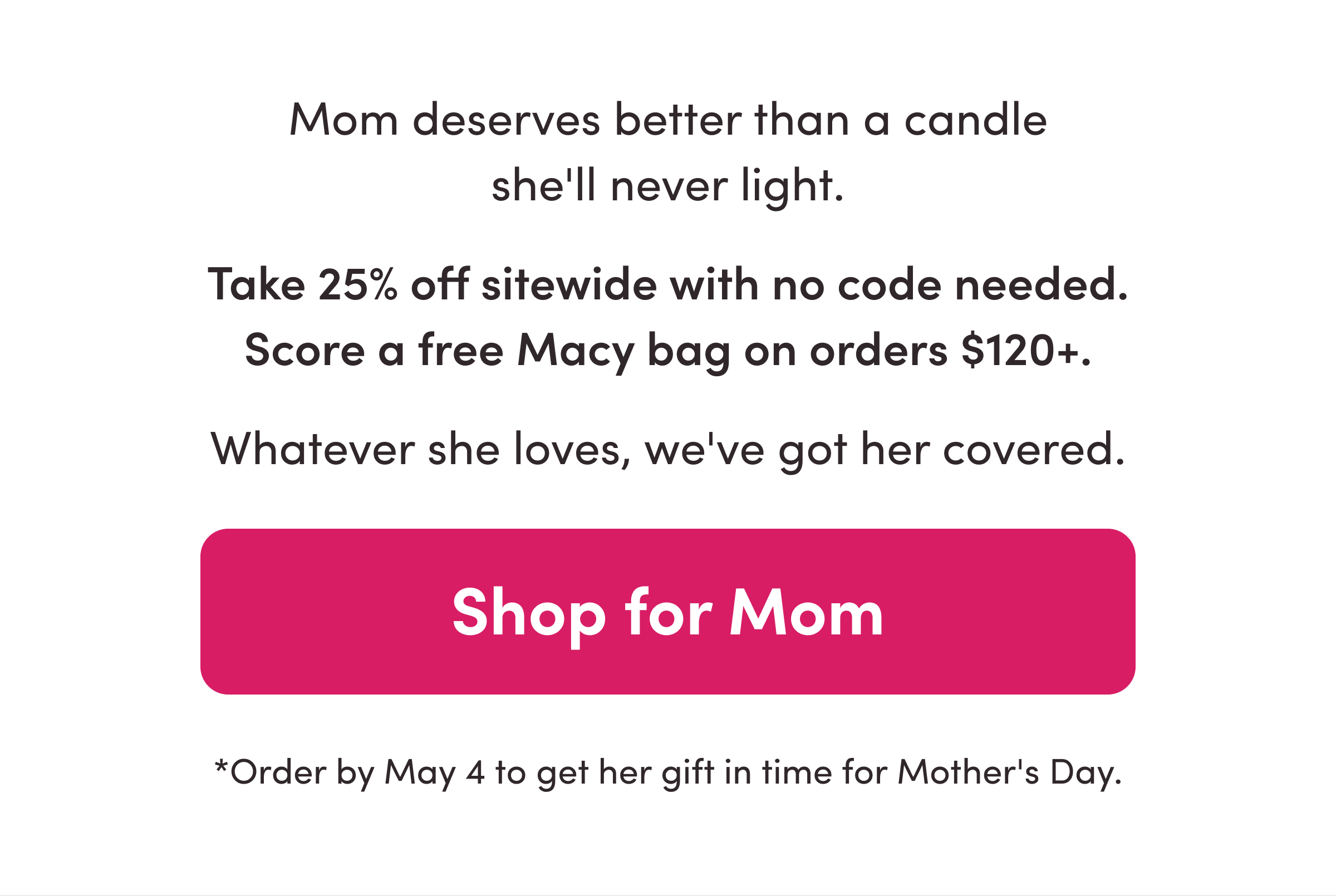 Shop for mom 