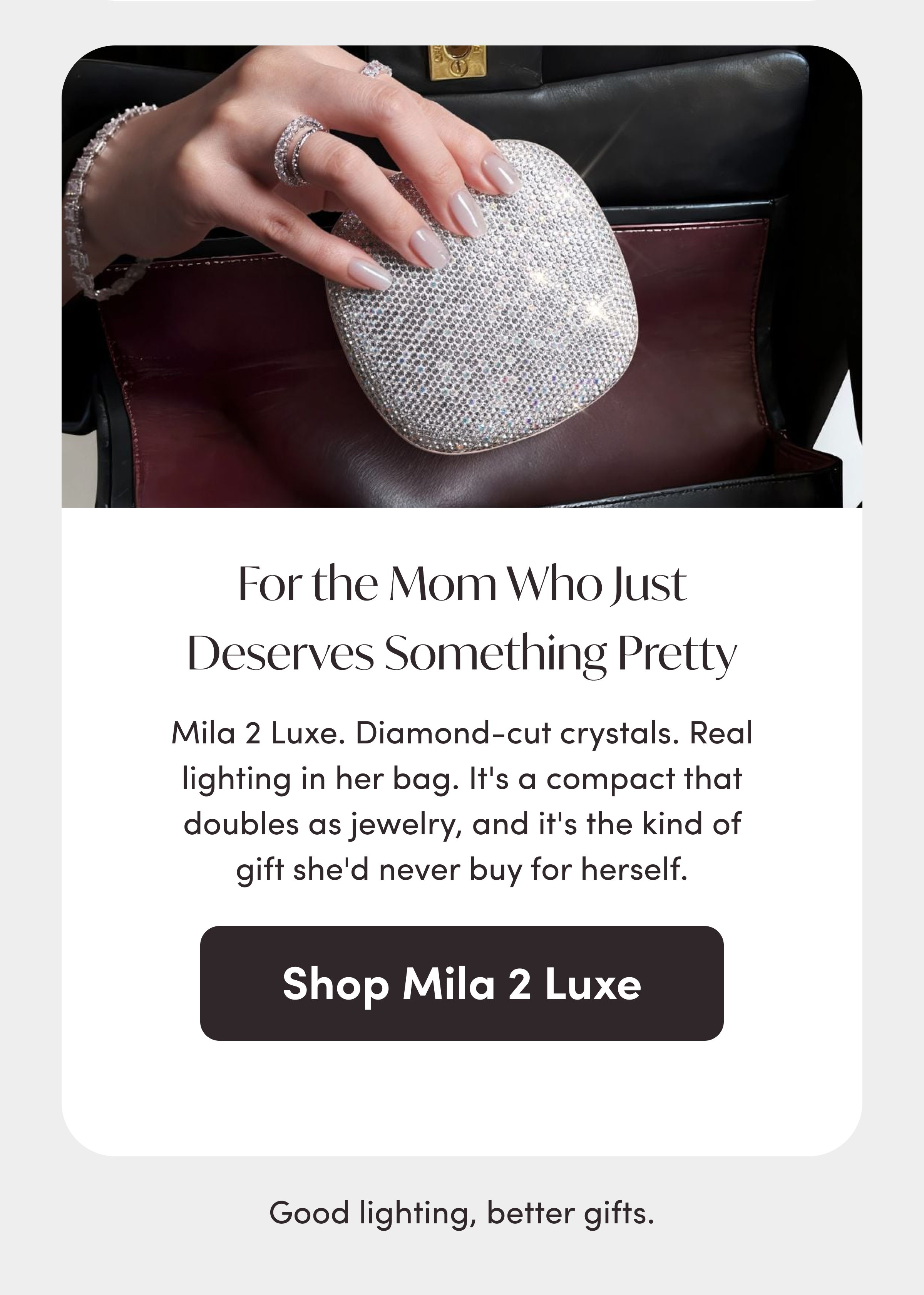 Mila 2 Luxe LED Compact Mirror
