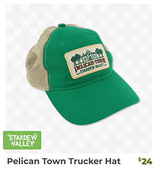 Pelican Town Hat is back in stock at fangamer.com
