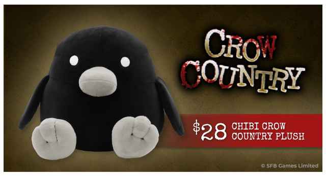 New Crow Country plush is available at Fangamer.com