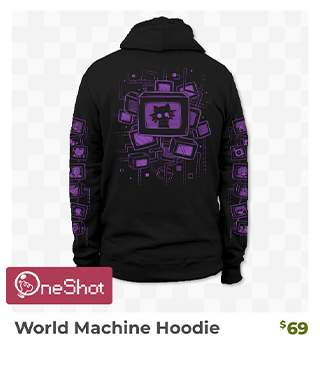 World Machine Hoodie is back in stock at Fangamer.com