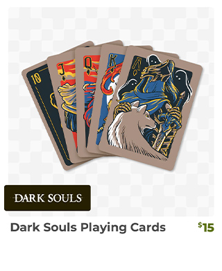 DARK SOULS Playing Cards are back in stock at Fangamer.com 
