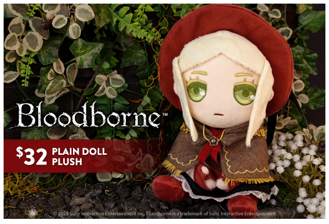 New Bloodborne plush is available at Fangamer.com