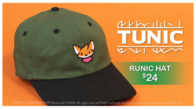New TUNIC strapback hat available at Fangamer.com