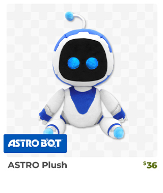 ASTRO Plush is back in stock at Fangamer.com