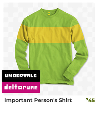 Important Person's Shirt is back in stock at Fangamer.com